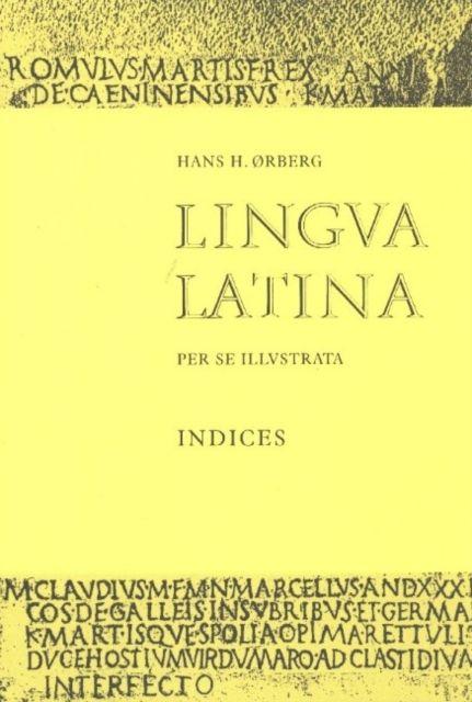 Vorderes Coverbild Lingua Latina - Indices