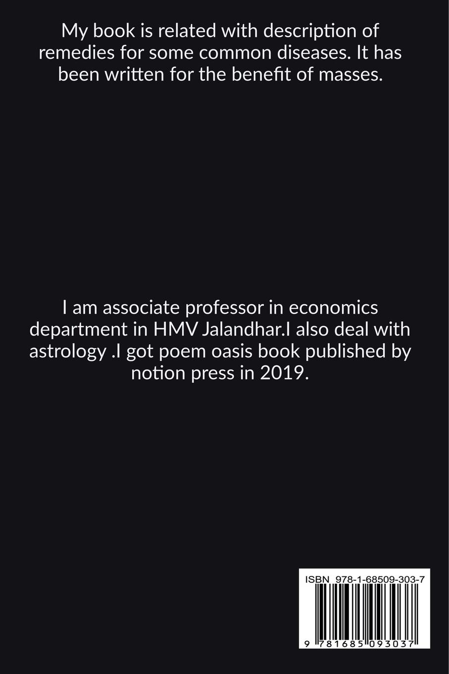 Rückseitencover Remedies for diseases