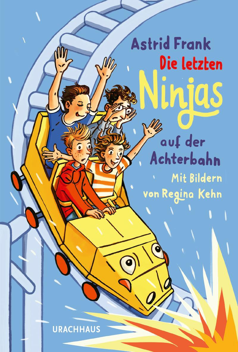 Vorderes Coverbild Die letzten Ninjas auf der Achterbahn