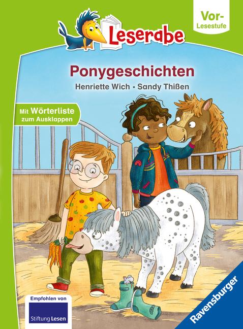 Vorderes Coverbild Leserabe Vor-Lesestufe - Ponygeschichten