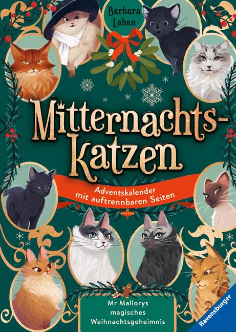 Vorderes Coverbild Mitternachtskatzen: Mr Mallorys magisches Weihnachtsgeheimnis.