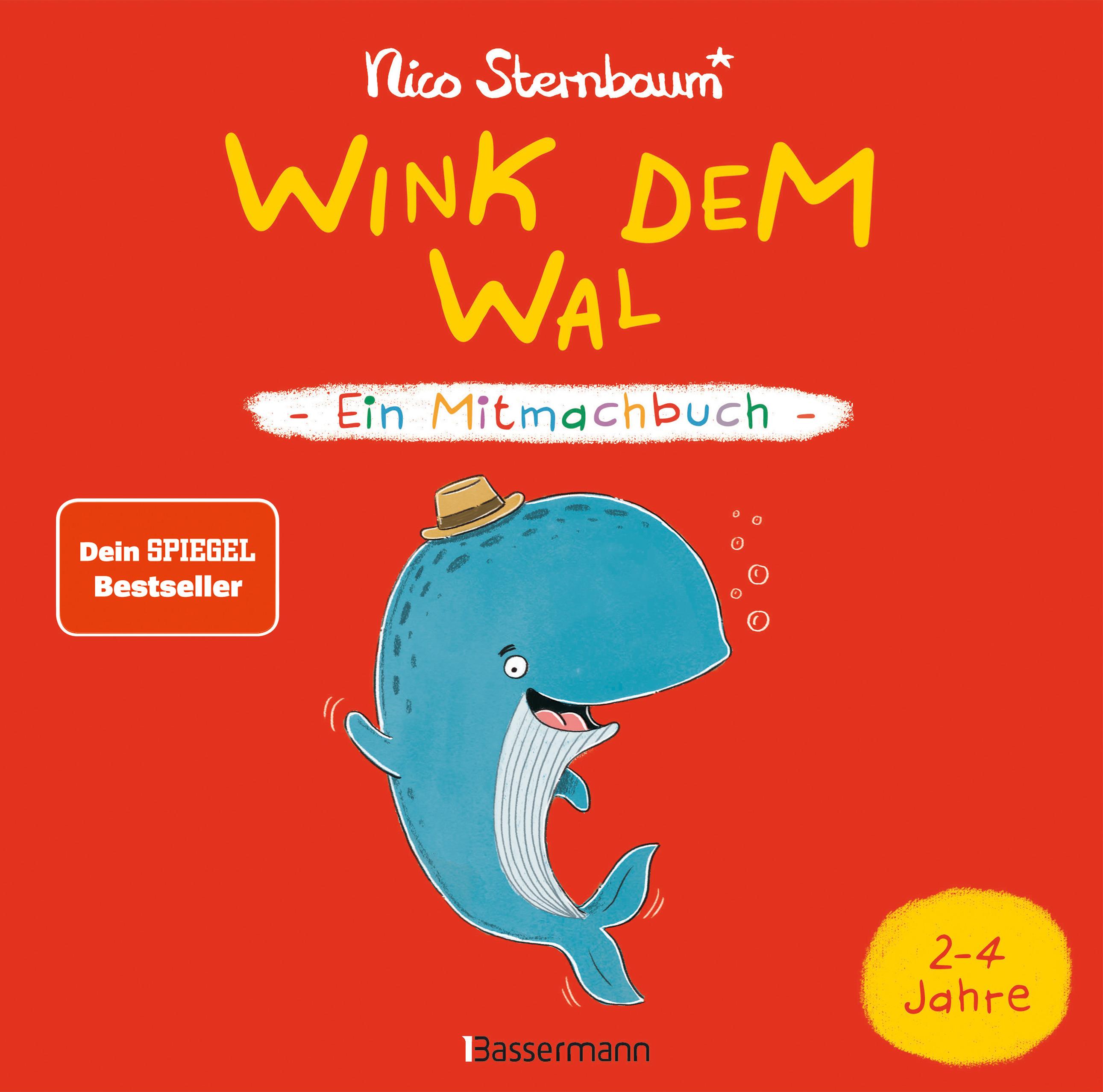 Vorderes Coverbild Wink dem Wal - Ein Mitmachbuch zum Schütteln, Schaukeln, Pusten, Klopfen und sehen, was dann passiert