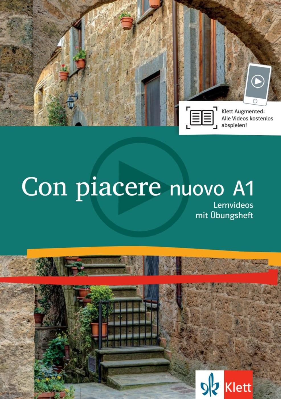 Vorderes Coverbild Con piacere nuovo A1. Lernvideos mit Übungsheft