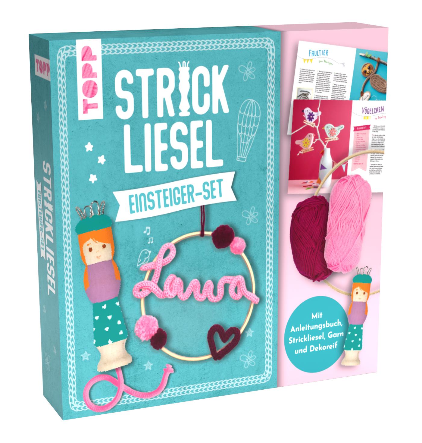 Vorderes Coverbild Meine erste Strickliesel - Bastelset