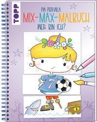 Vorderes Coverbild Mix-Max-Malbuch Wer bin ich?