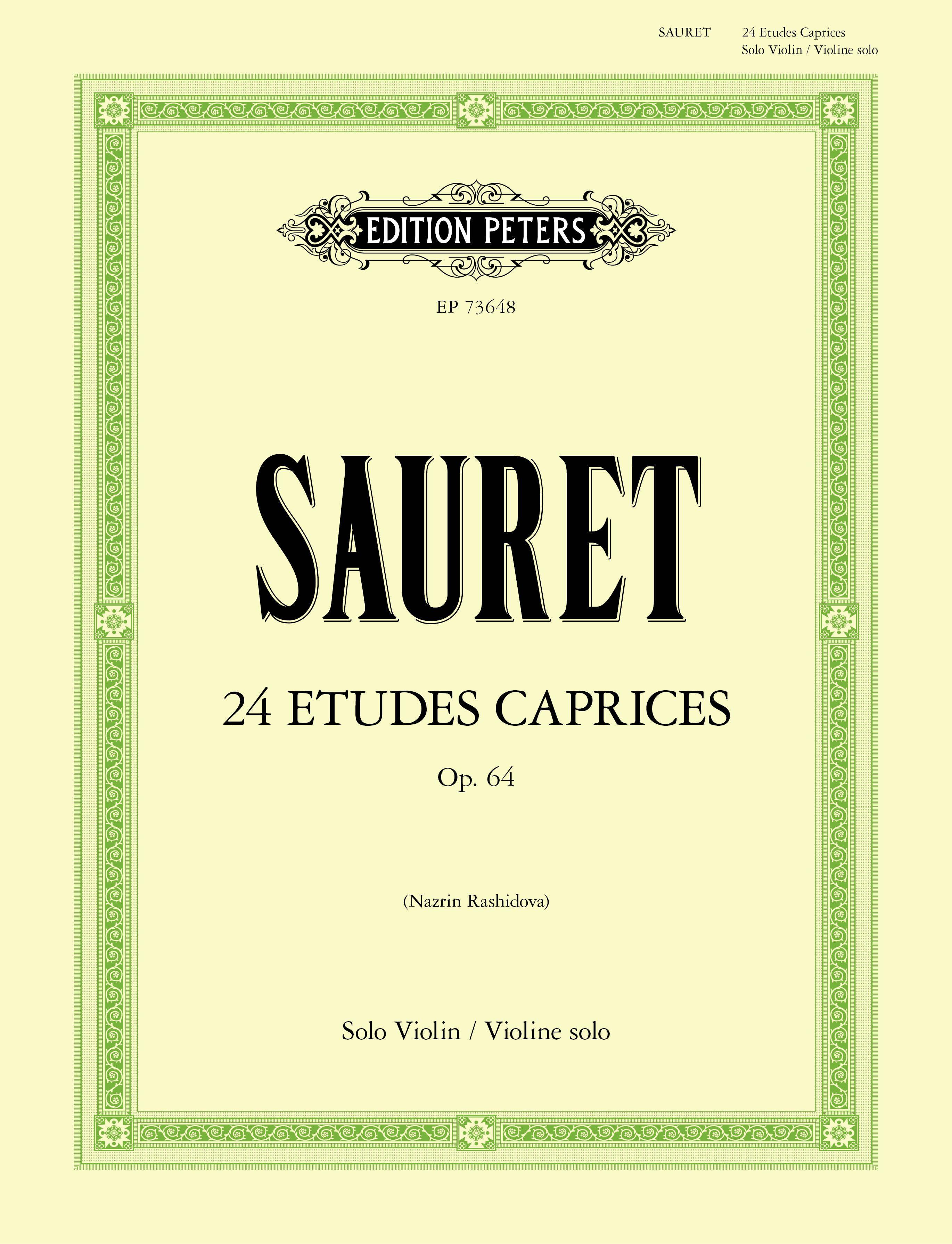 Vorderes Coverbild 24 Etudes Caprices, Op. 64