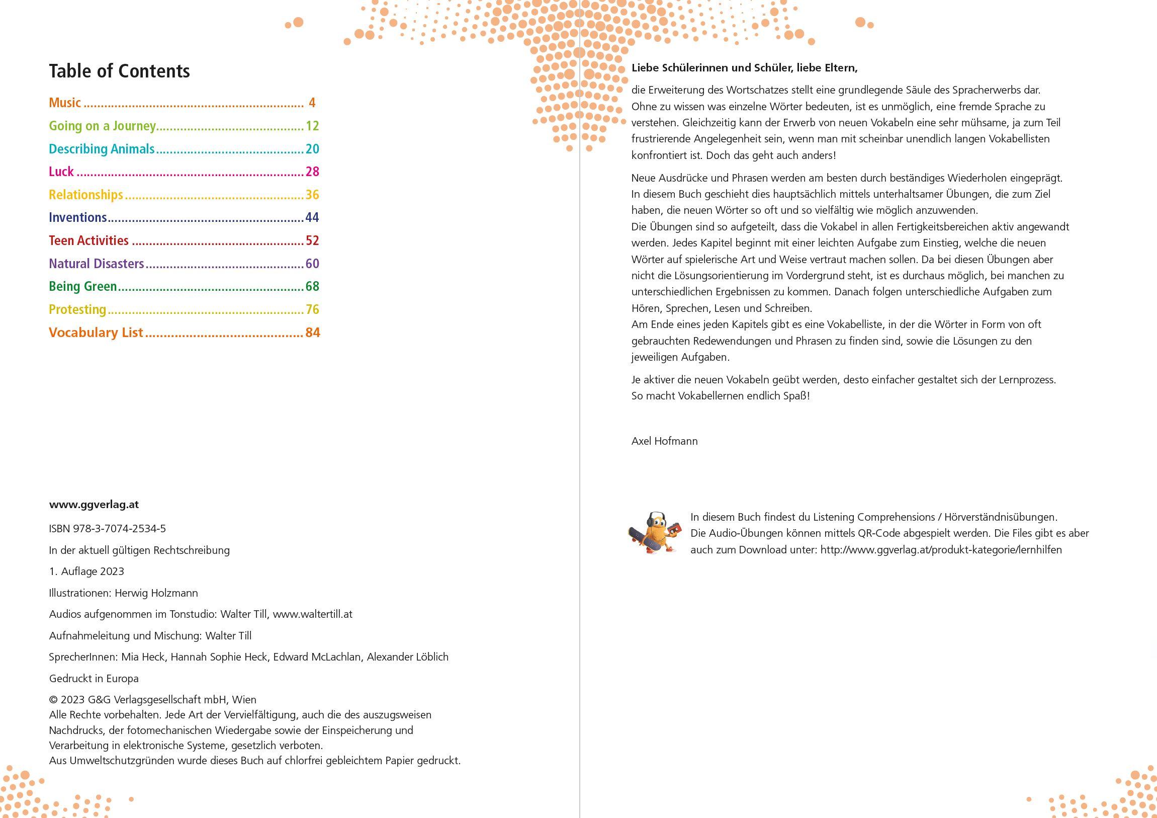 Beispielinhalt (Bild) simple und easy Englisch 3 - Vokabeltrainer
