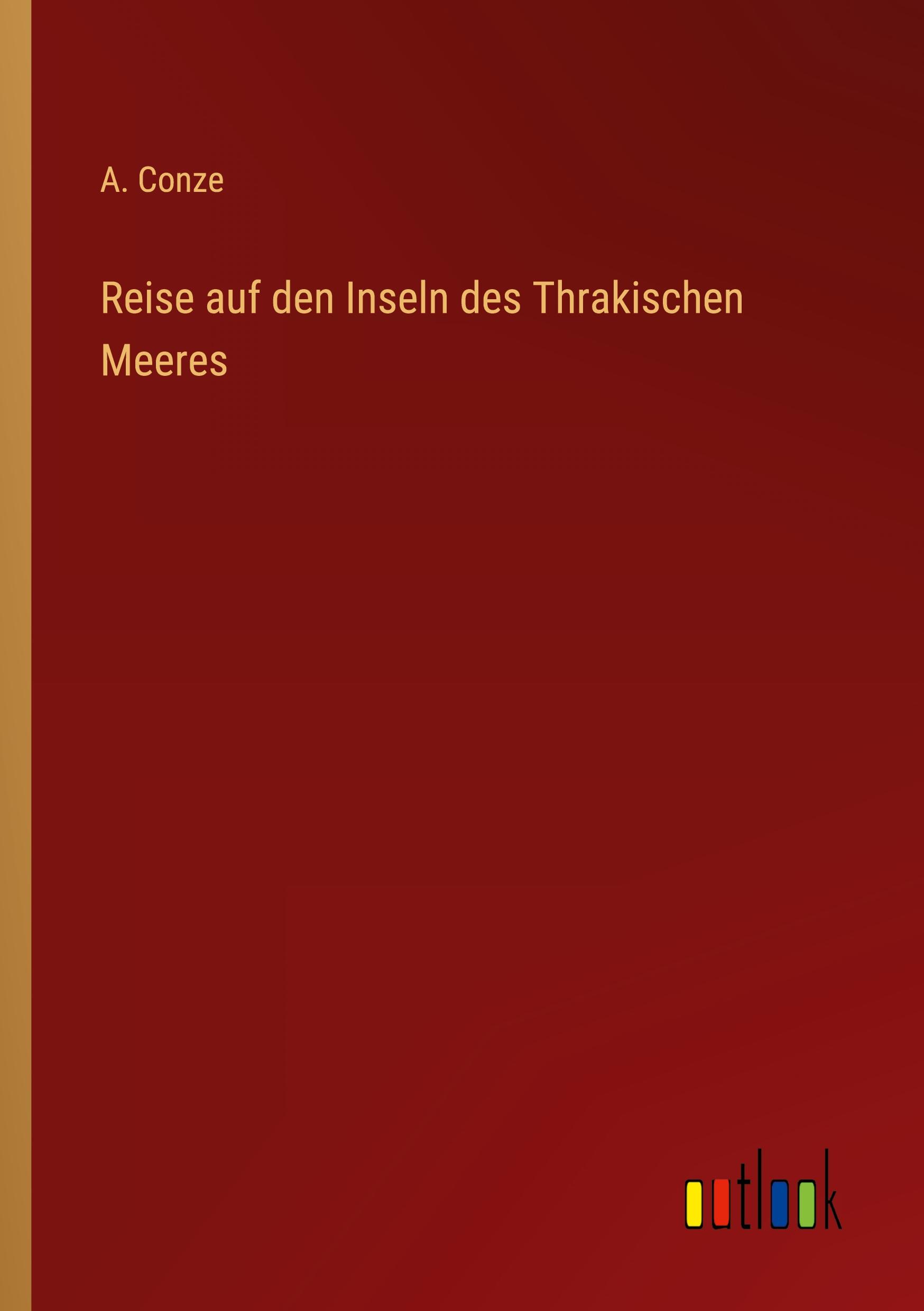 Vorderes Coverbild Reise auf den Inseln des Thrakischen Meeres