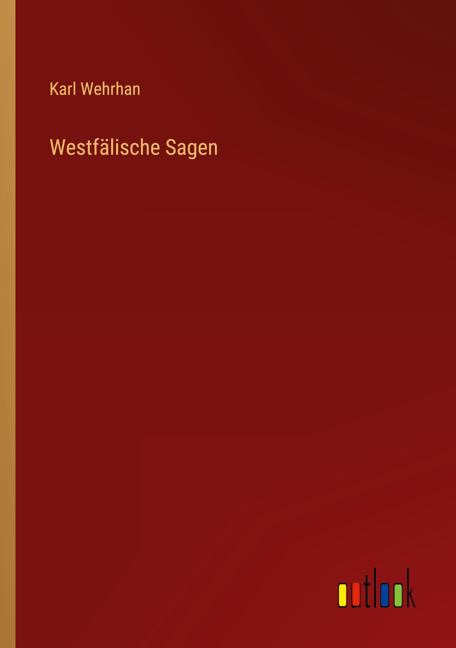 Vorderes Coverbild Westfälische Sagen