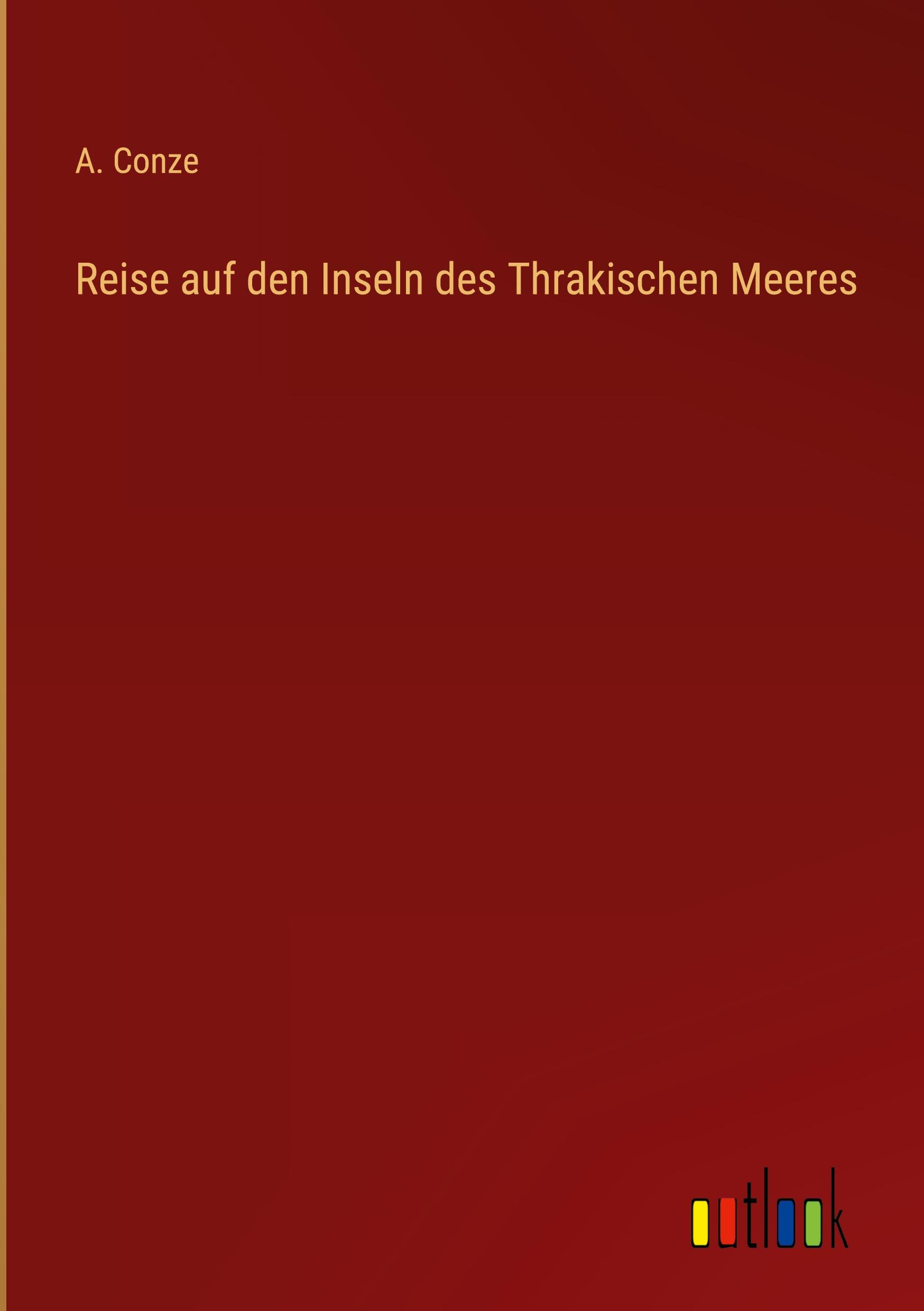 Vorderes Coverbild Reise auf den Inseln des Thrakischen Meeres
