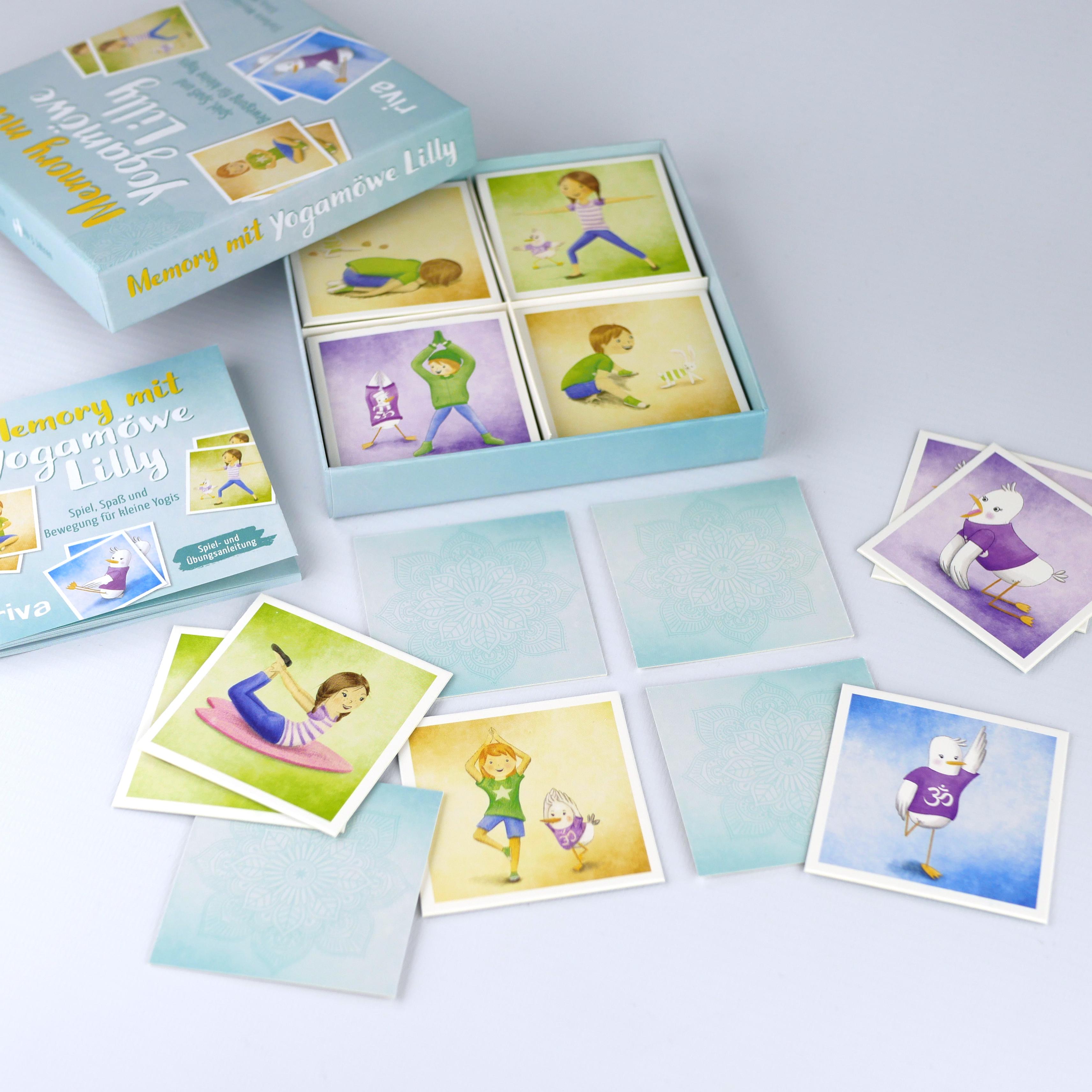 Beispielinhalt (Bild) Memory mit Yogamöwe Lilly