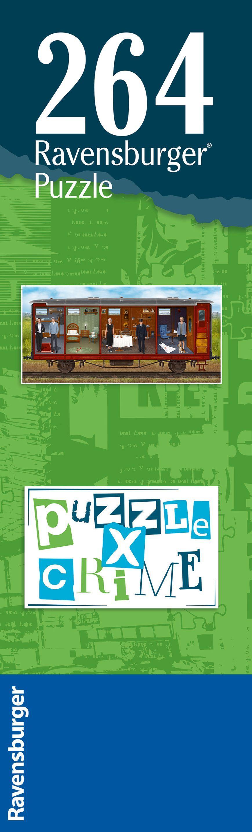 Beispielinhalt (Bild) Ravensburger Puzzle X Crime Kids - Das verlorene Feuer - 264 Teile Puzzle-Krimispiel für 1- 4 junge Detektive ab 9 Jahren