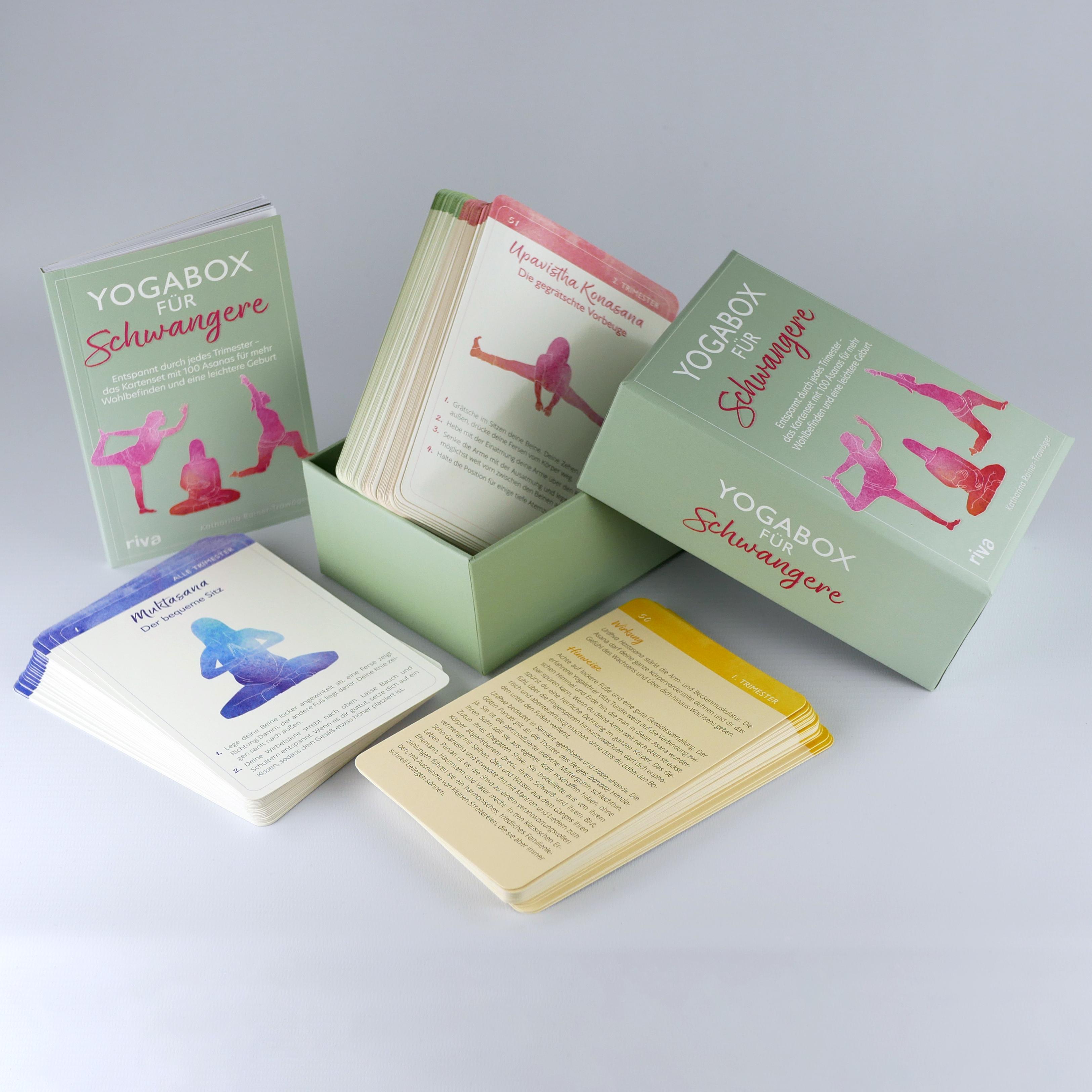 Beispielinhalt (Bild) Yogabox für Schwangere