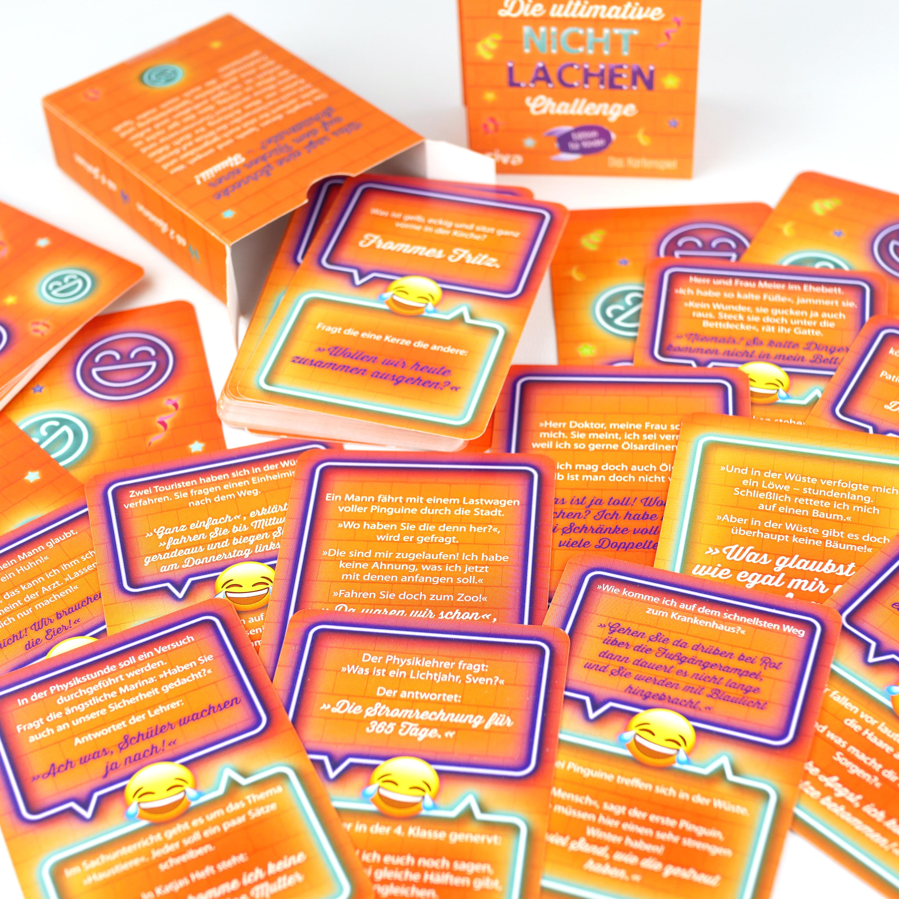 Beispielinhalt (Bild) LOL - Die ultimative Nicht-lachen-Challenge - Edition für Kinder