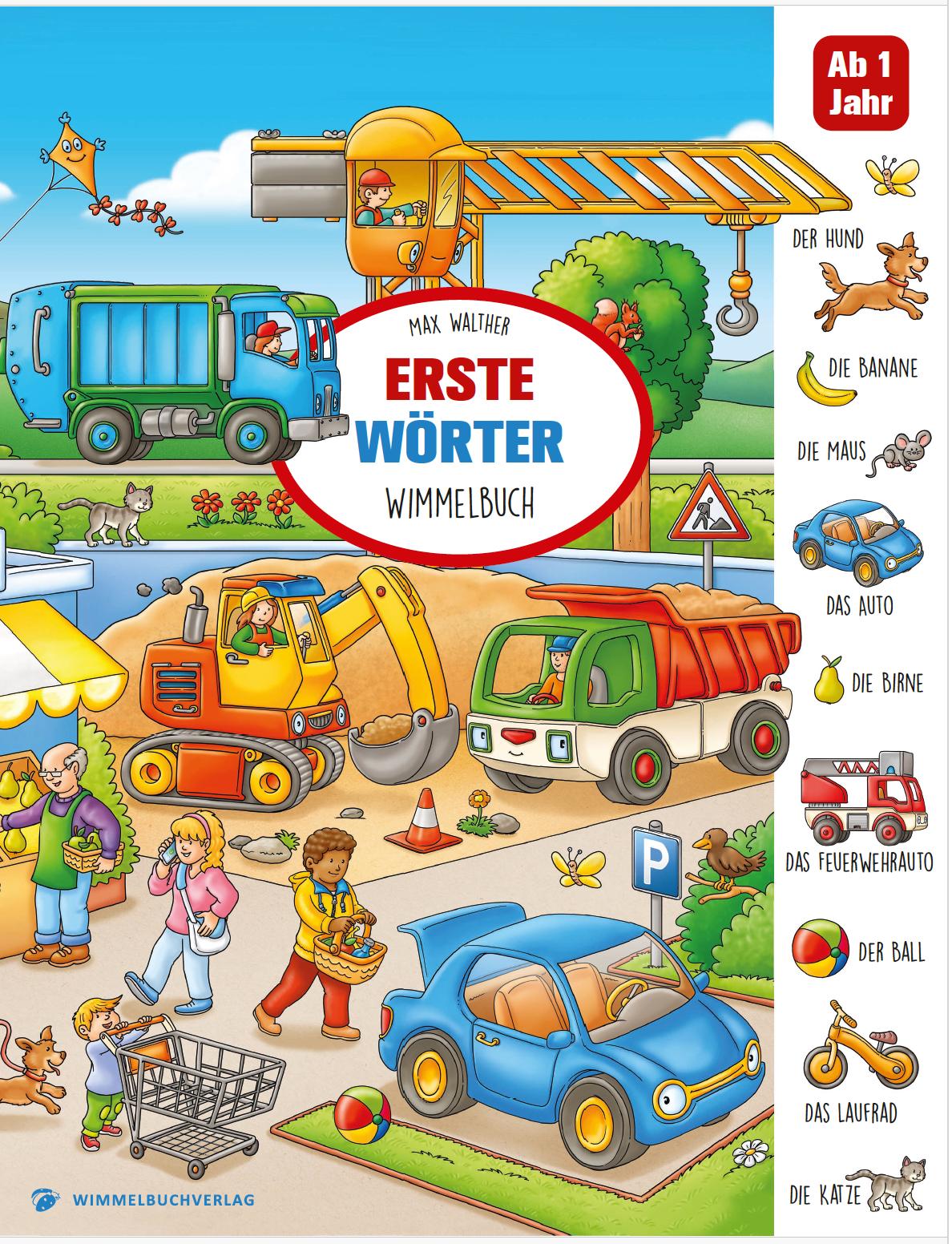 Vorderes Coverbild Erste Wörter Wimmelbuch