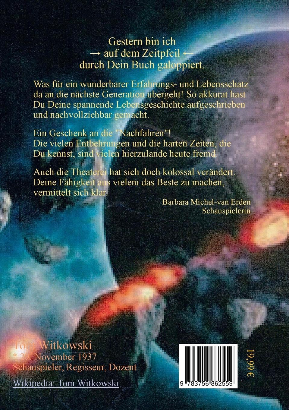 Rückseitencover Der Ritt auf dem Zeit Pfeil Band II 1976 bis 2022