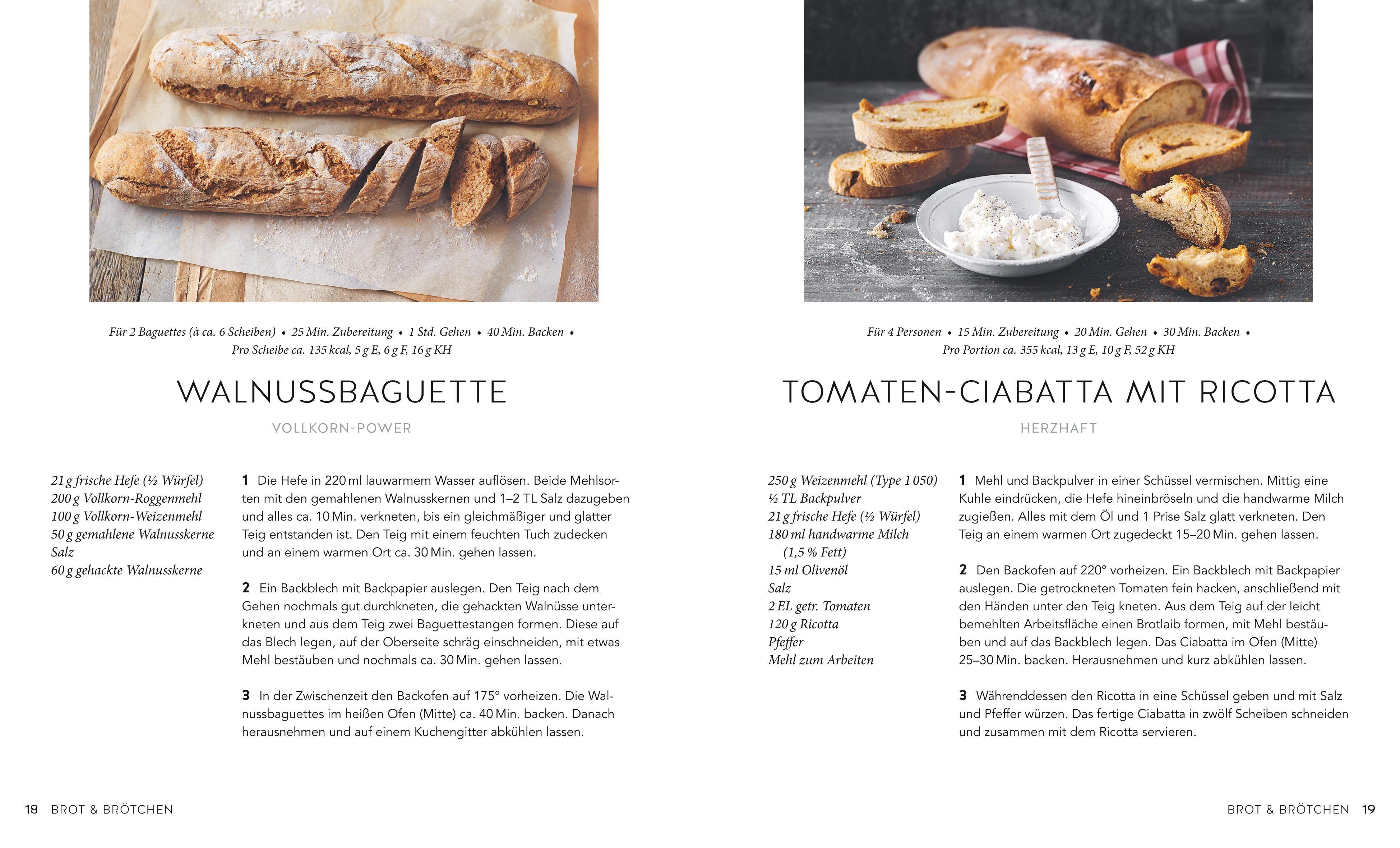 Beispielinhalt (Bild) Diabetes-Backbuch