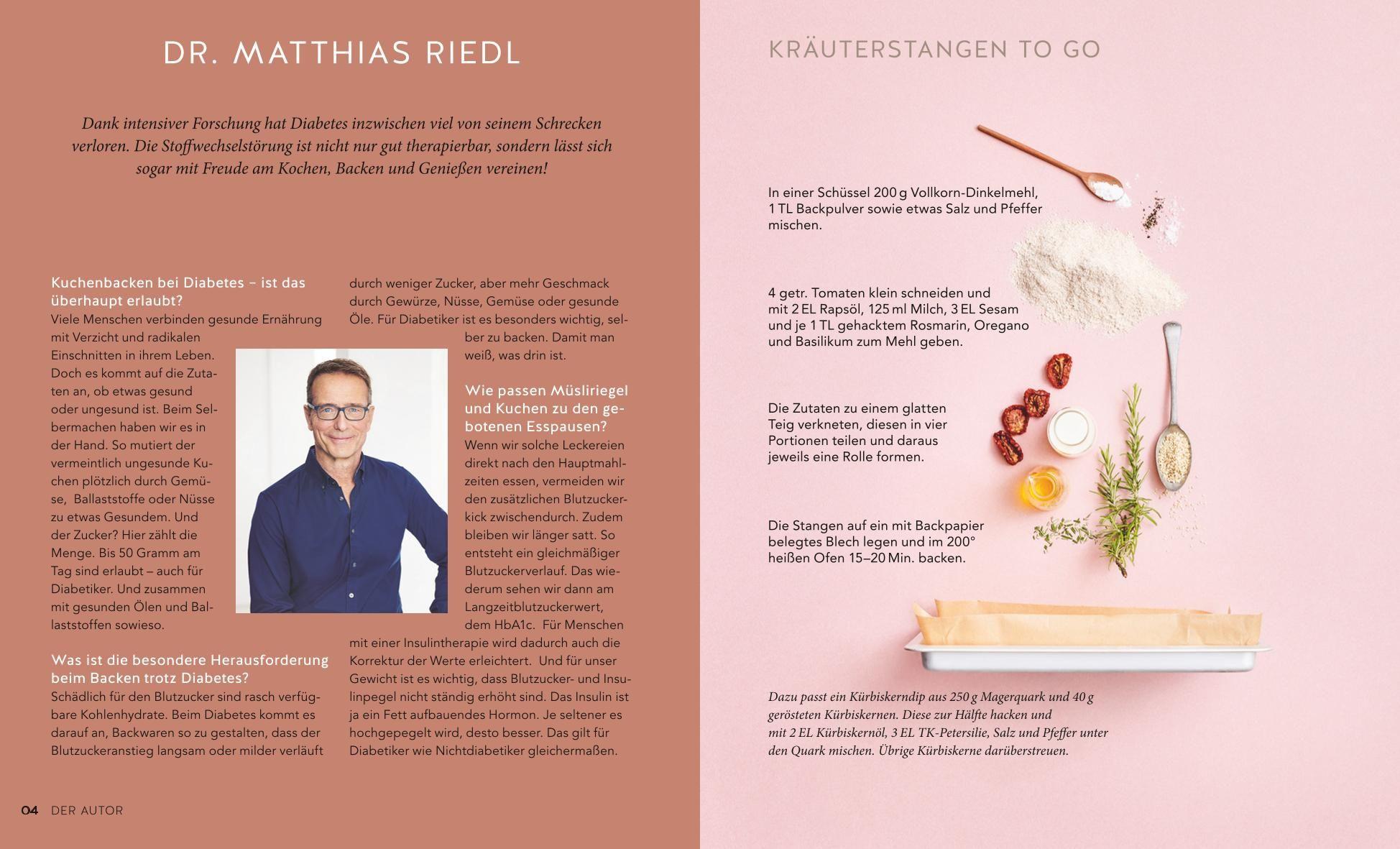 Beispielinhalt (Bild) Diabetes-Backbuch