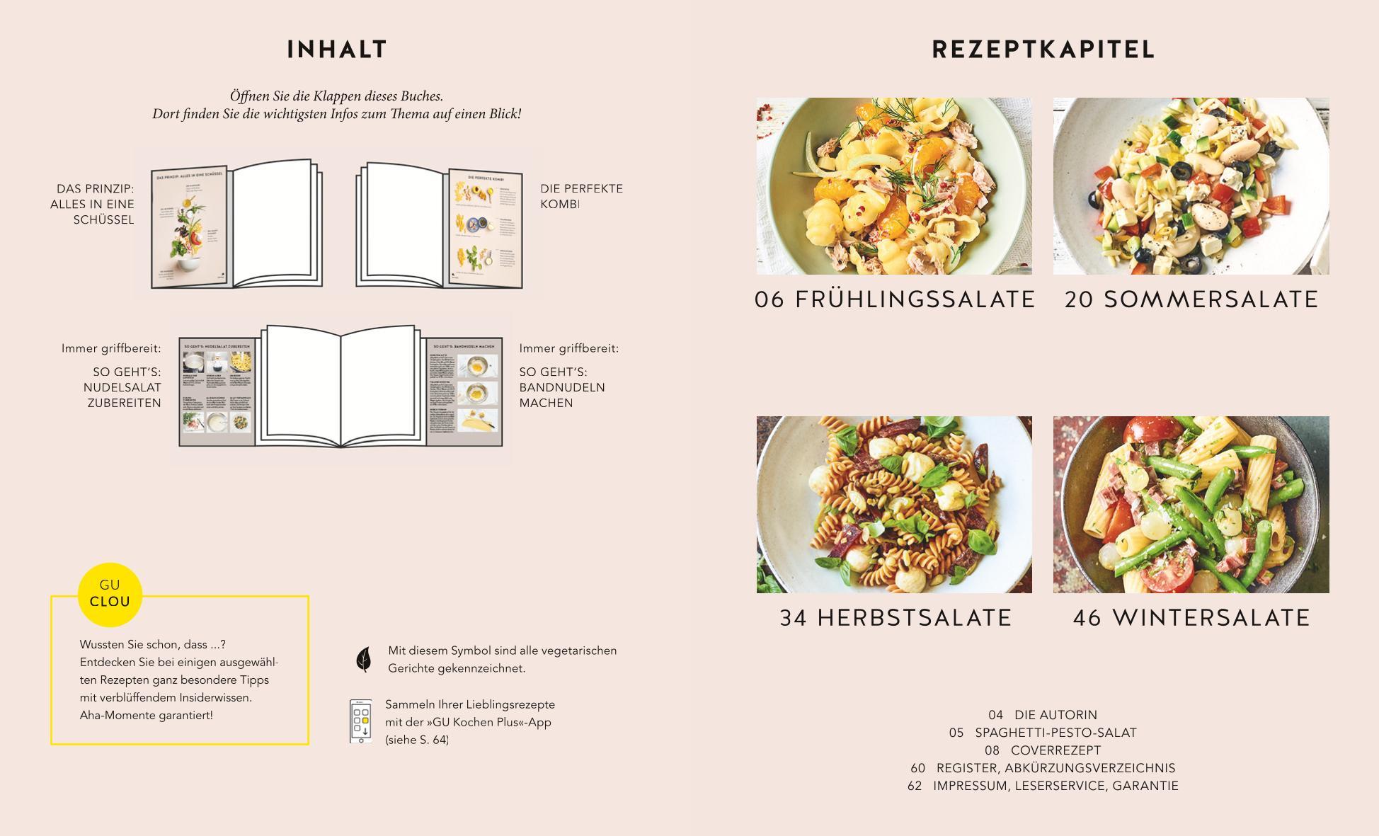Beispielinhalt (Bild) 1 Nudel - 40 Salate