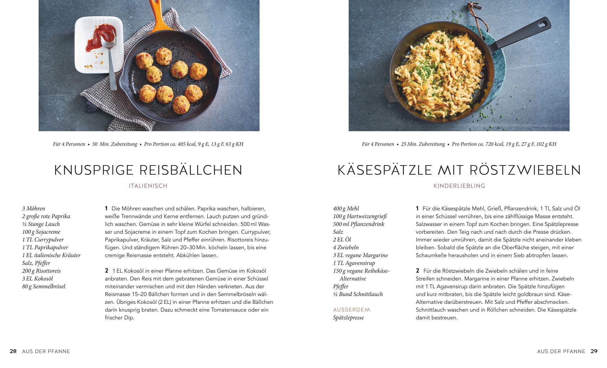 Beispielinhalt (Bild) Herzhaft vegan