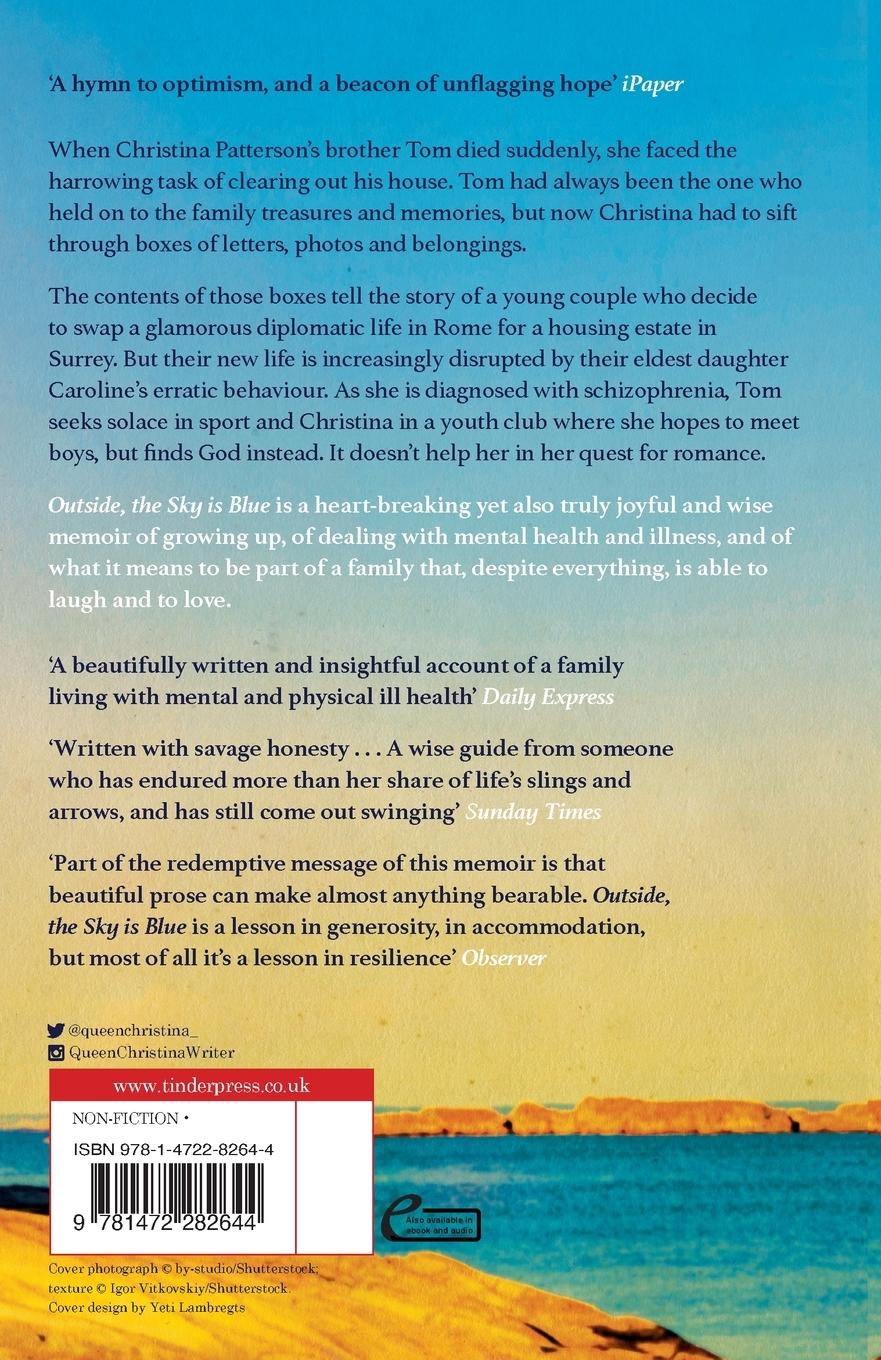 Rückseitencover Outside, the Sky is Blue