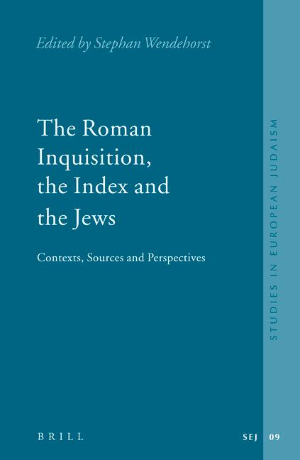 Vorderes Coverbild The Roman Inquisition, the Index and the Jews