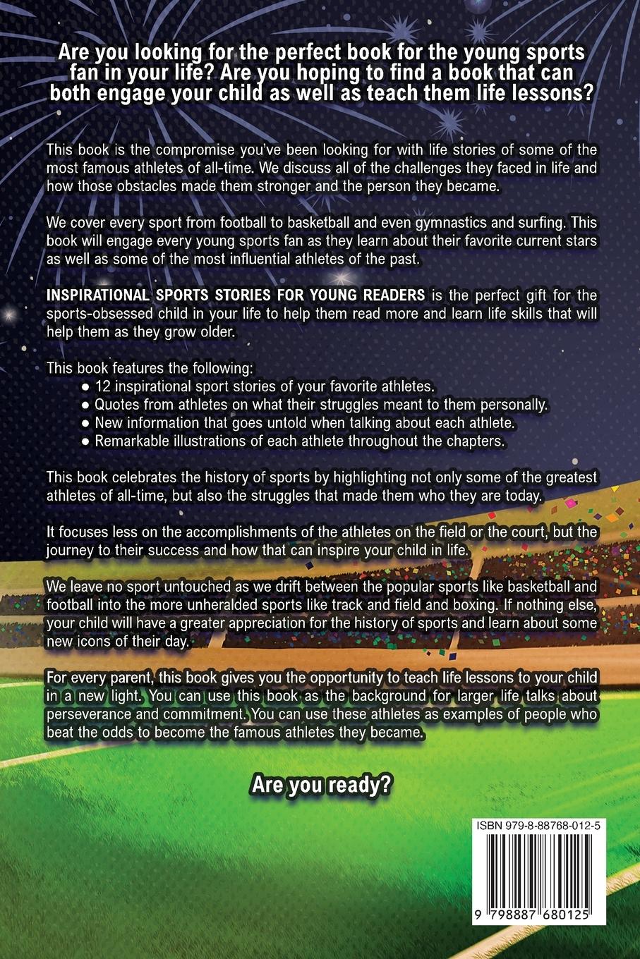 Rückseitencover Inspirational Sports Stories for Young Readers