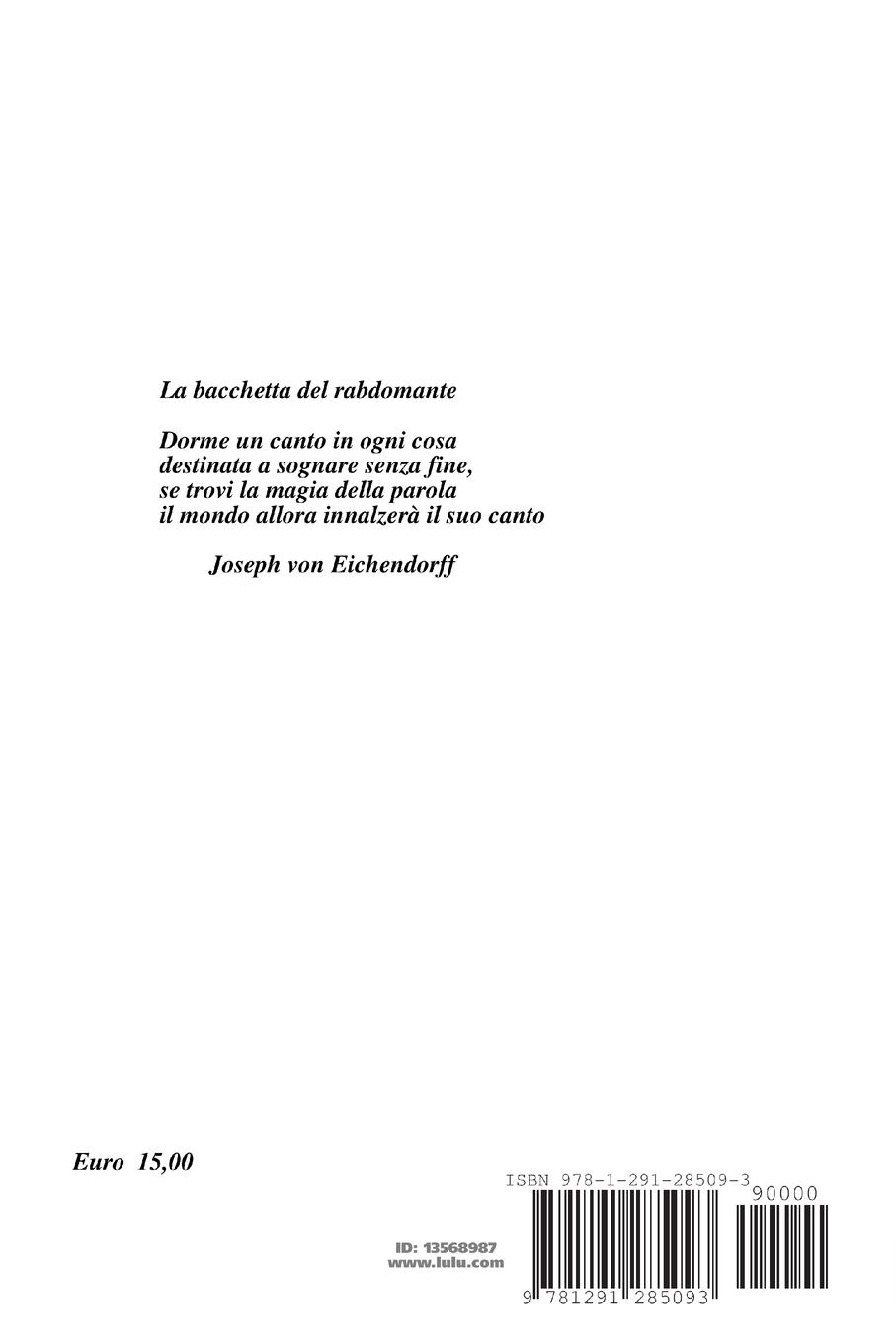 Rückseitencover La bacchetta del rabdomante