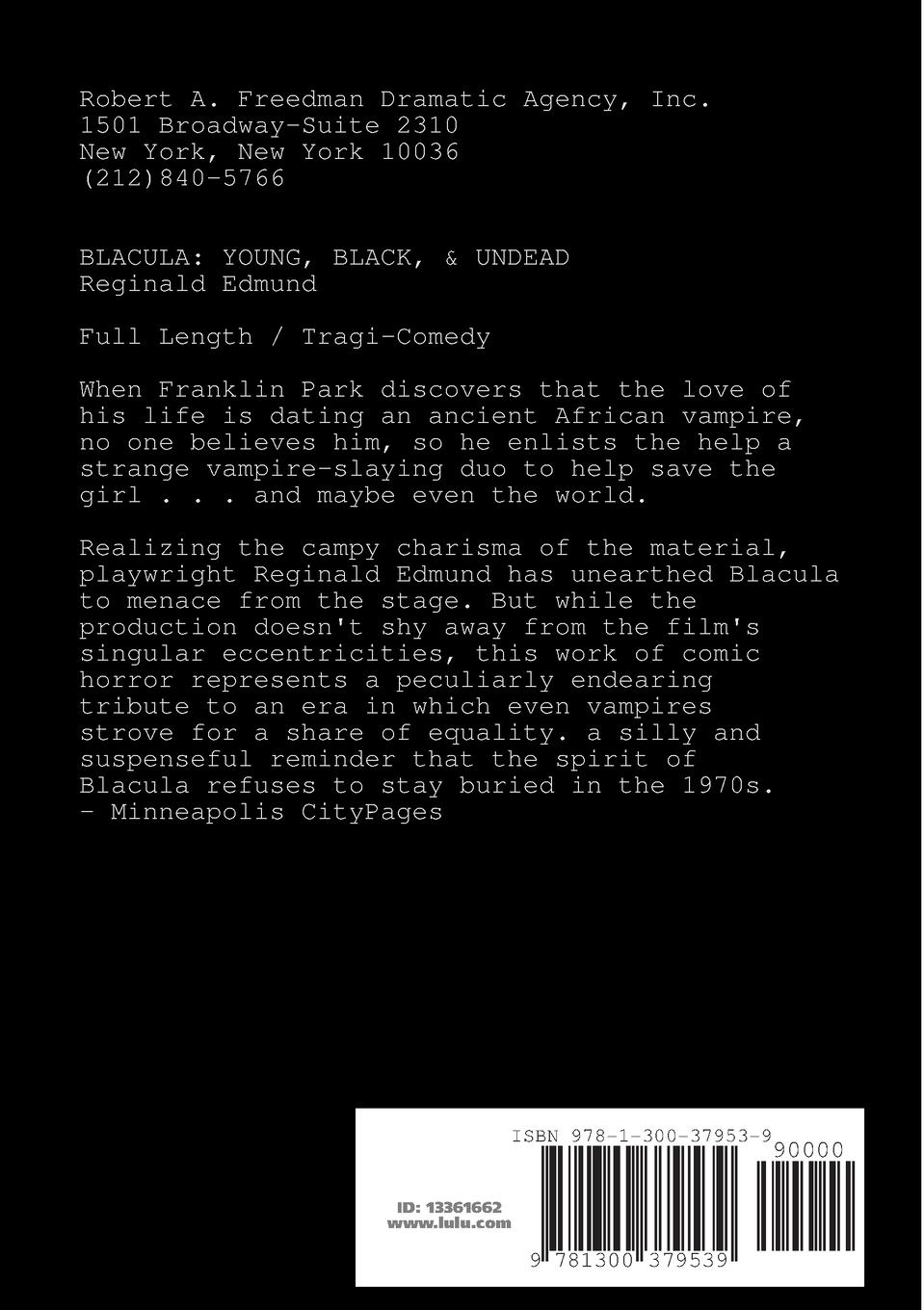 Rückseitencover Blacula
