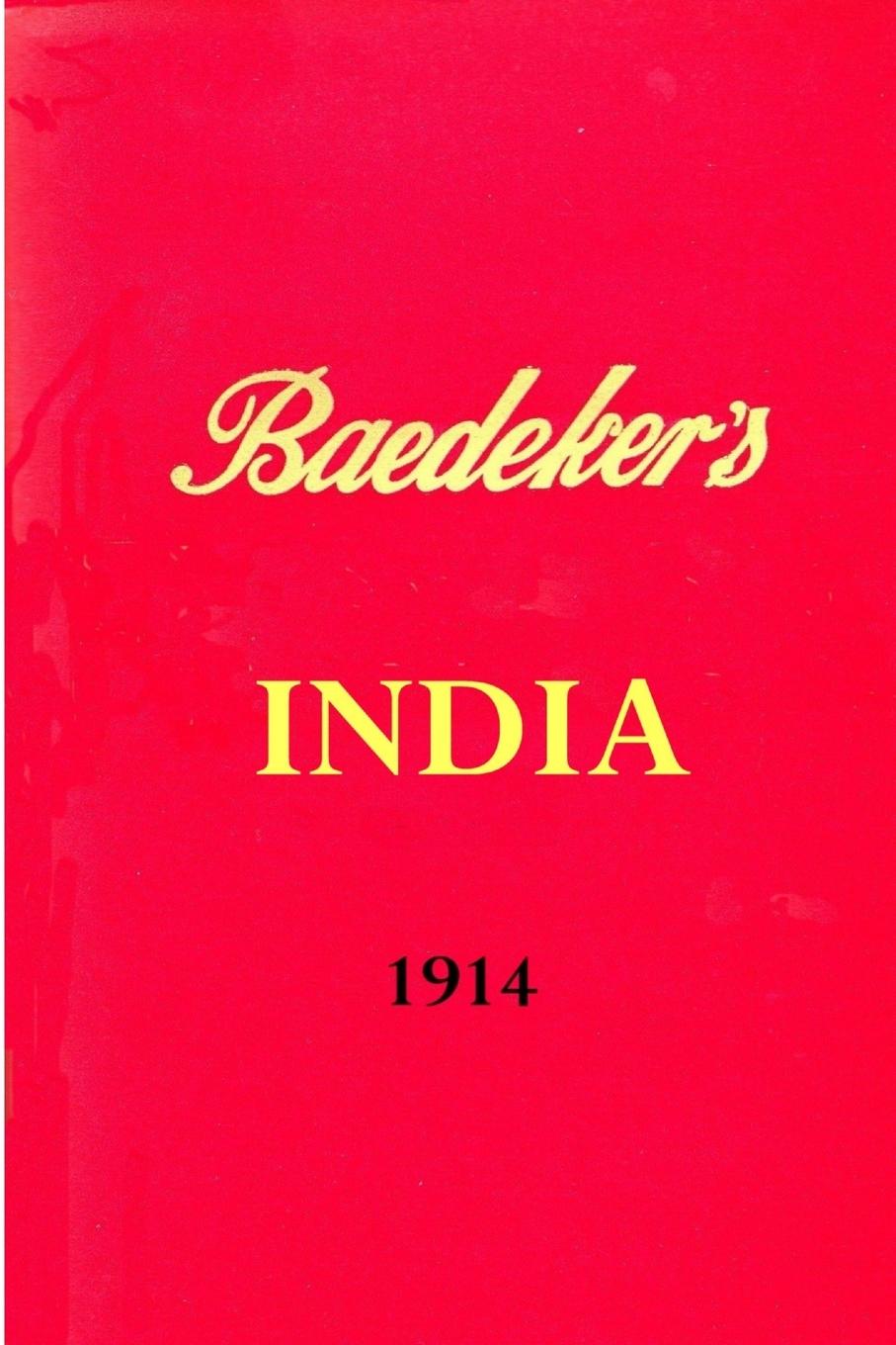 Vorderes Coverbild Baedeker's India 1914