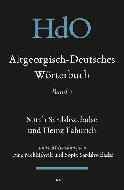 Vorderes Coverbild Altgeorgisch-Deutsches Wörterbuch