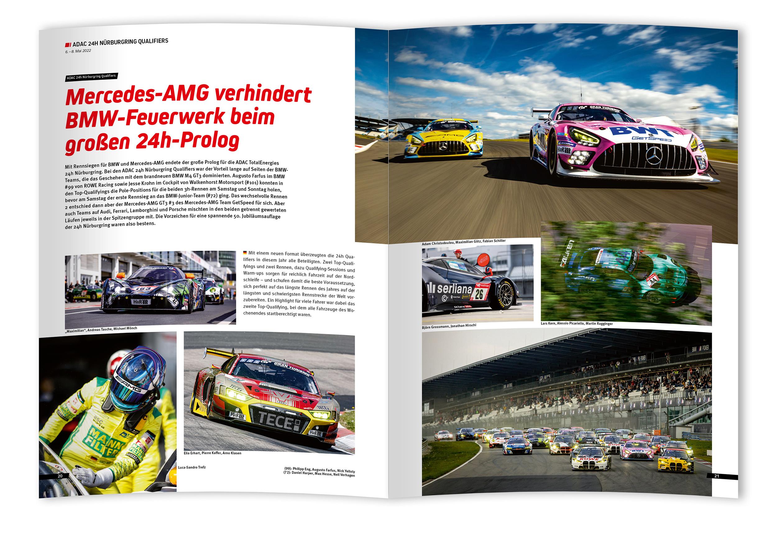 Beispielinhalt (Bild) 24 Stunden Nürburgring Nordschleife 2022