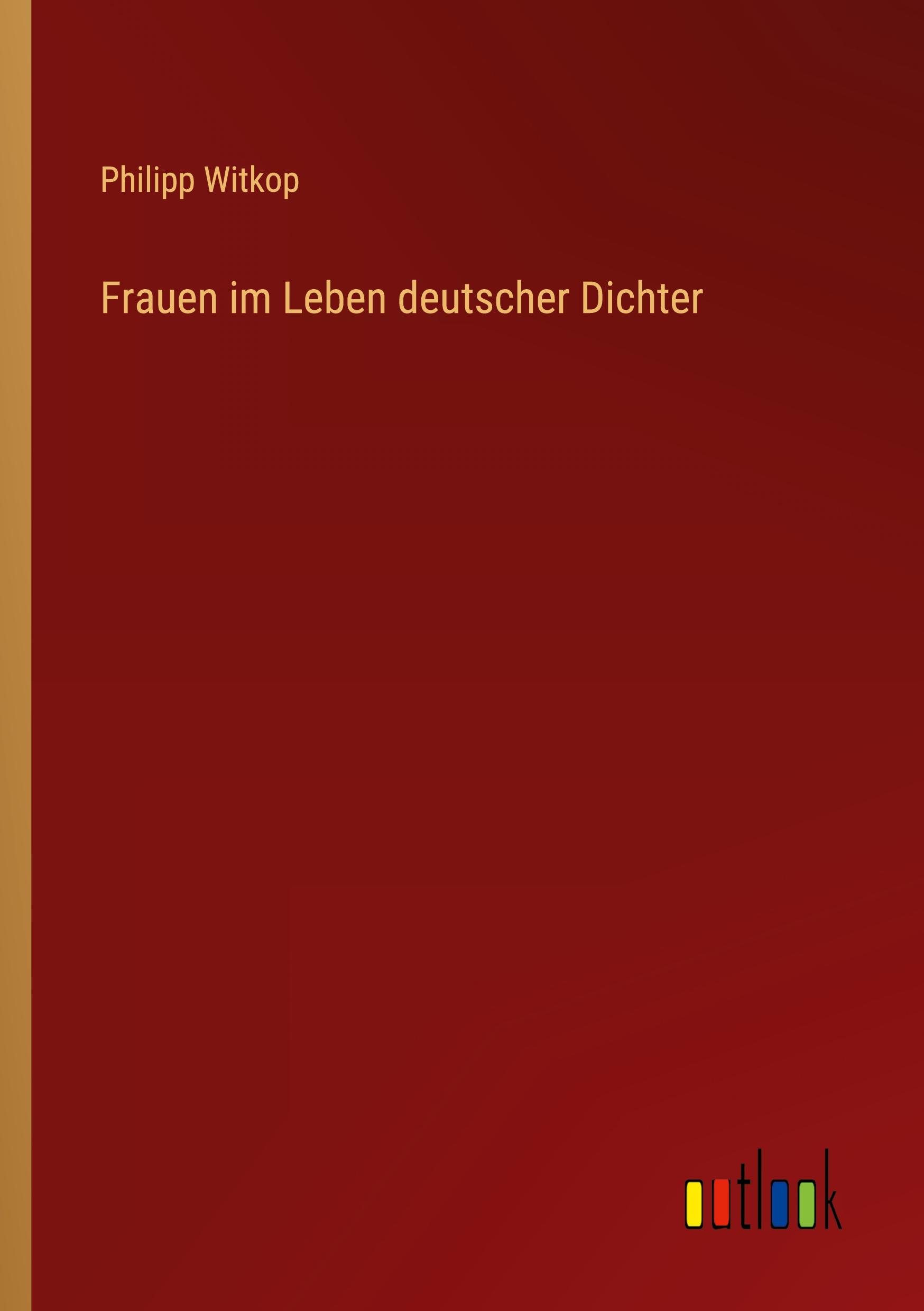 Vorderes Coverbild Frauen im Leben deutscher Dichter