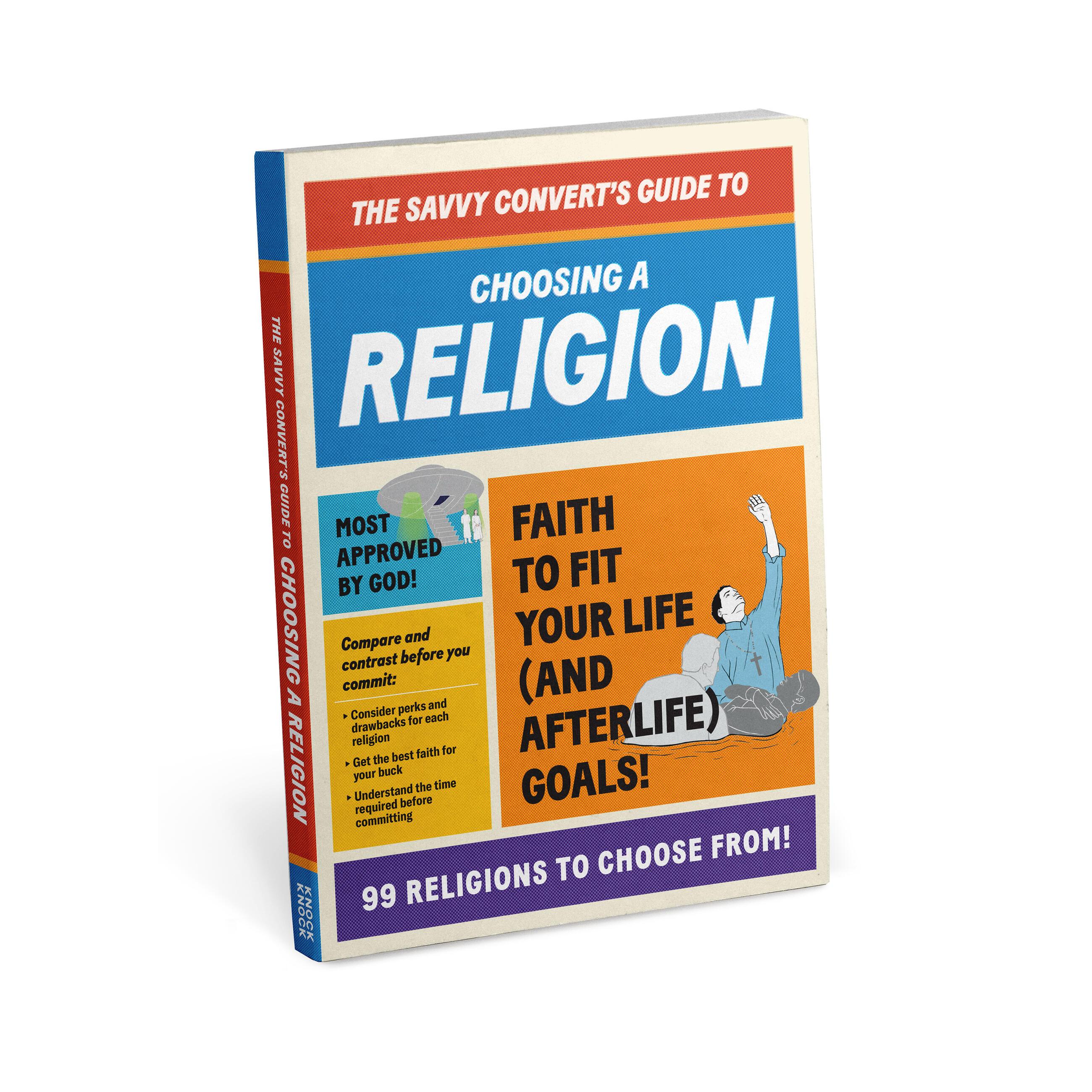 Vorderes Coverbild Knock Knock Savvy Convert's Guide to Choosing a Religion (2022 Edition)