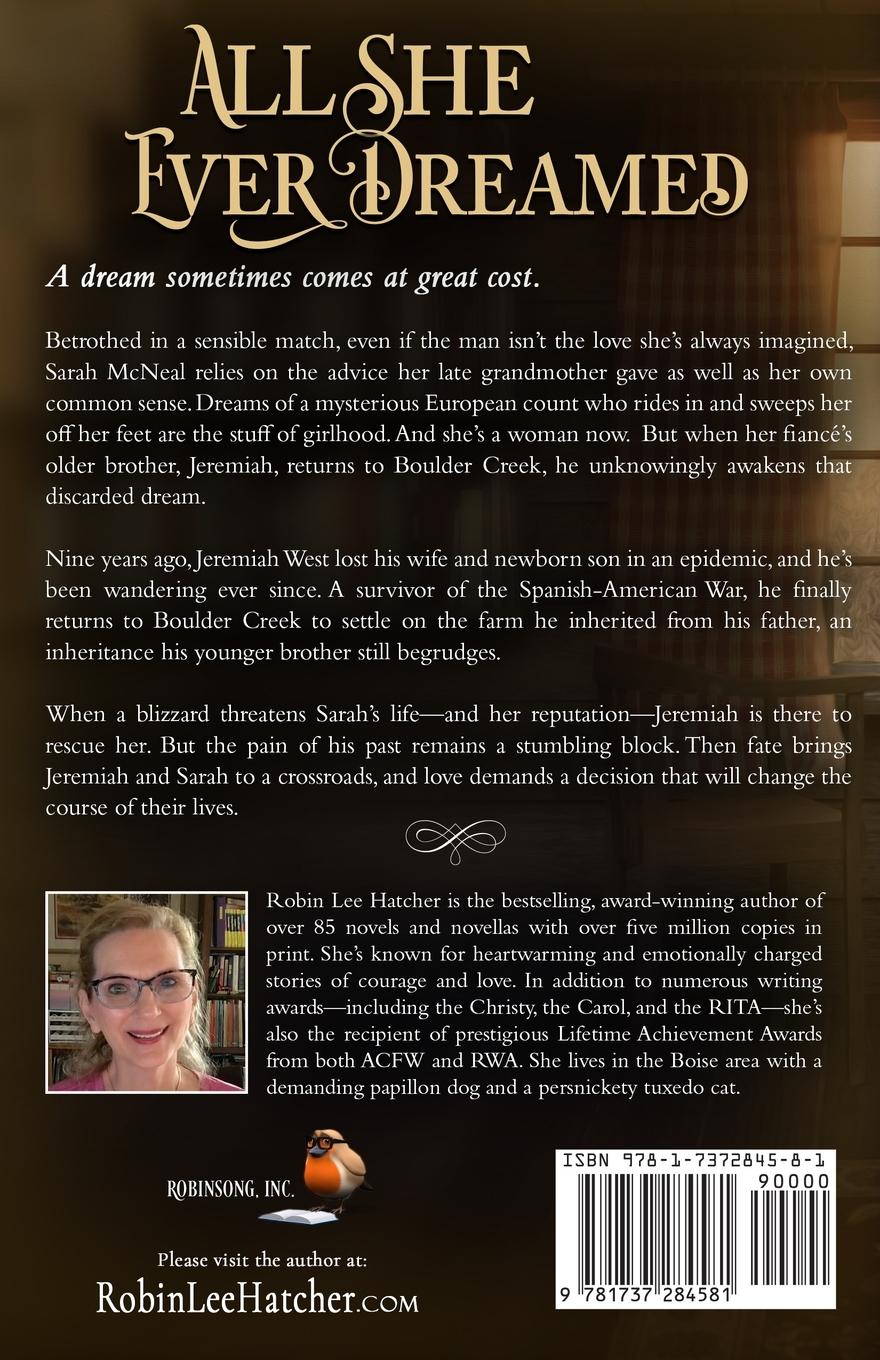 Rückseitencover All She Ever Dreamed