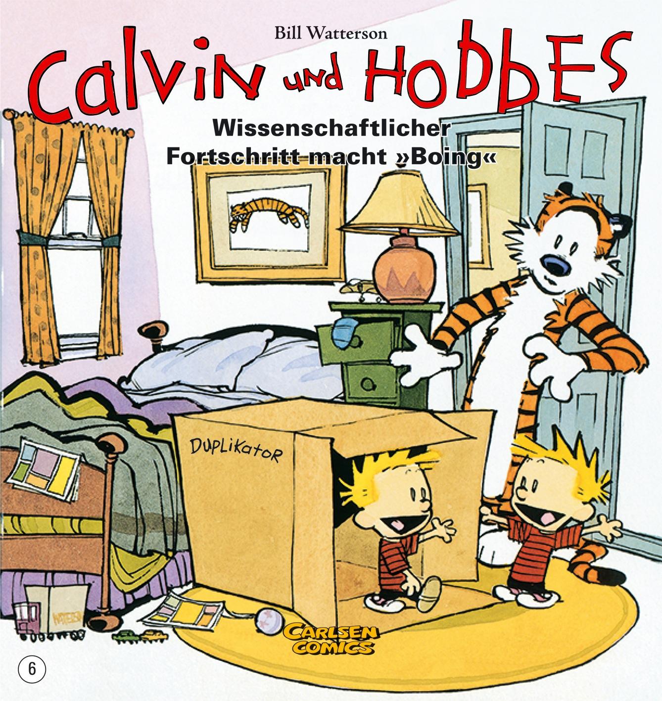 Vorderes Coverbild Calvin & Hobbes 06 - Wissenschaftlicher Fortschritt macht ,,Boing''