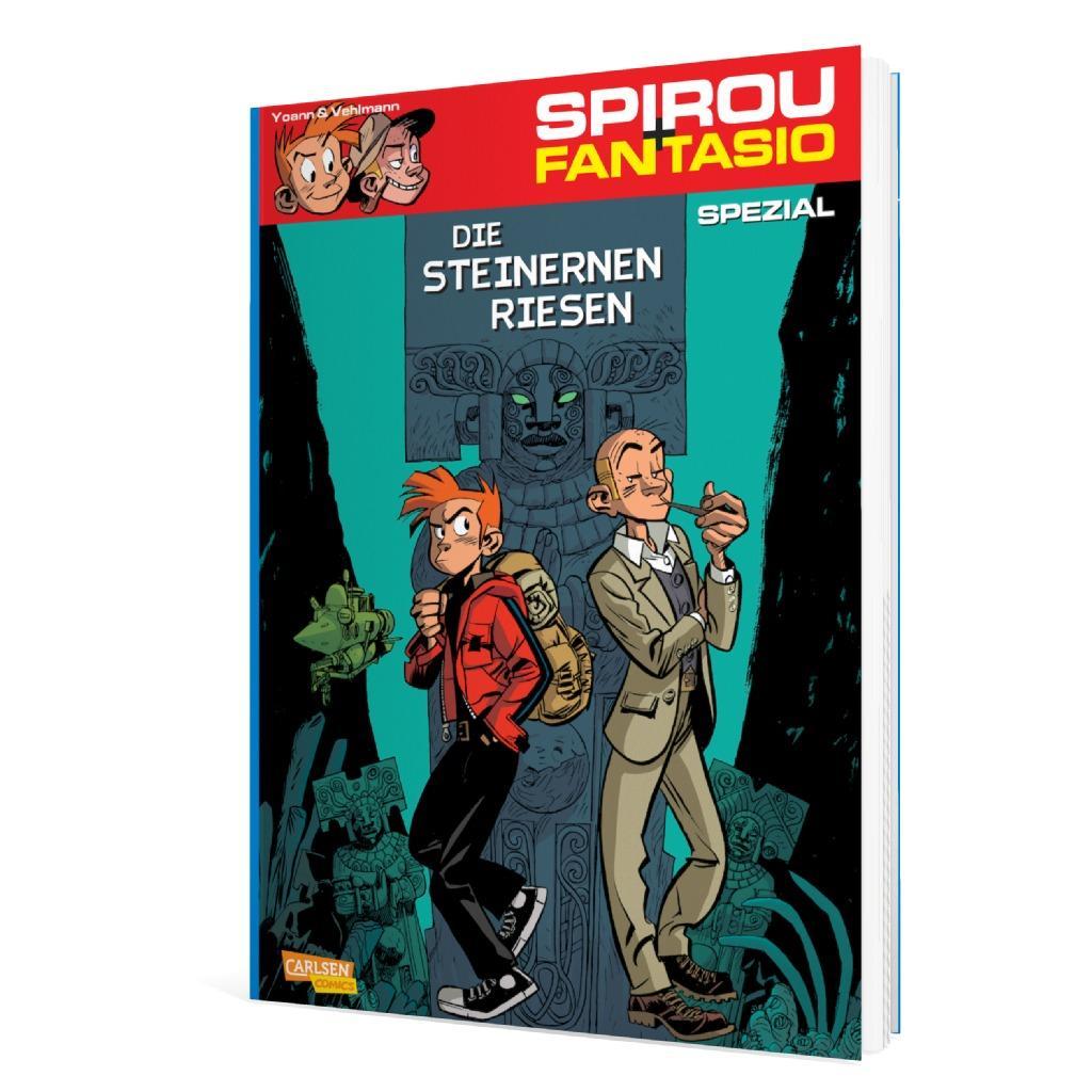 Beispielinhalt (Bild) Spirou und Fantasio Spezial. Die steinernen Riesen