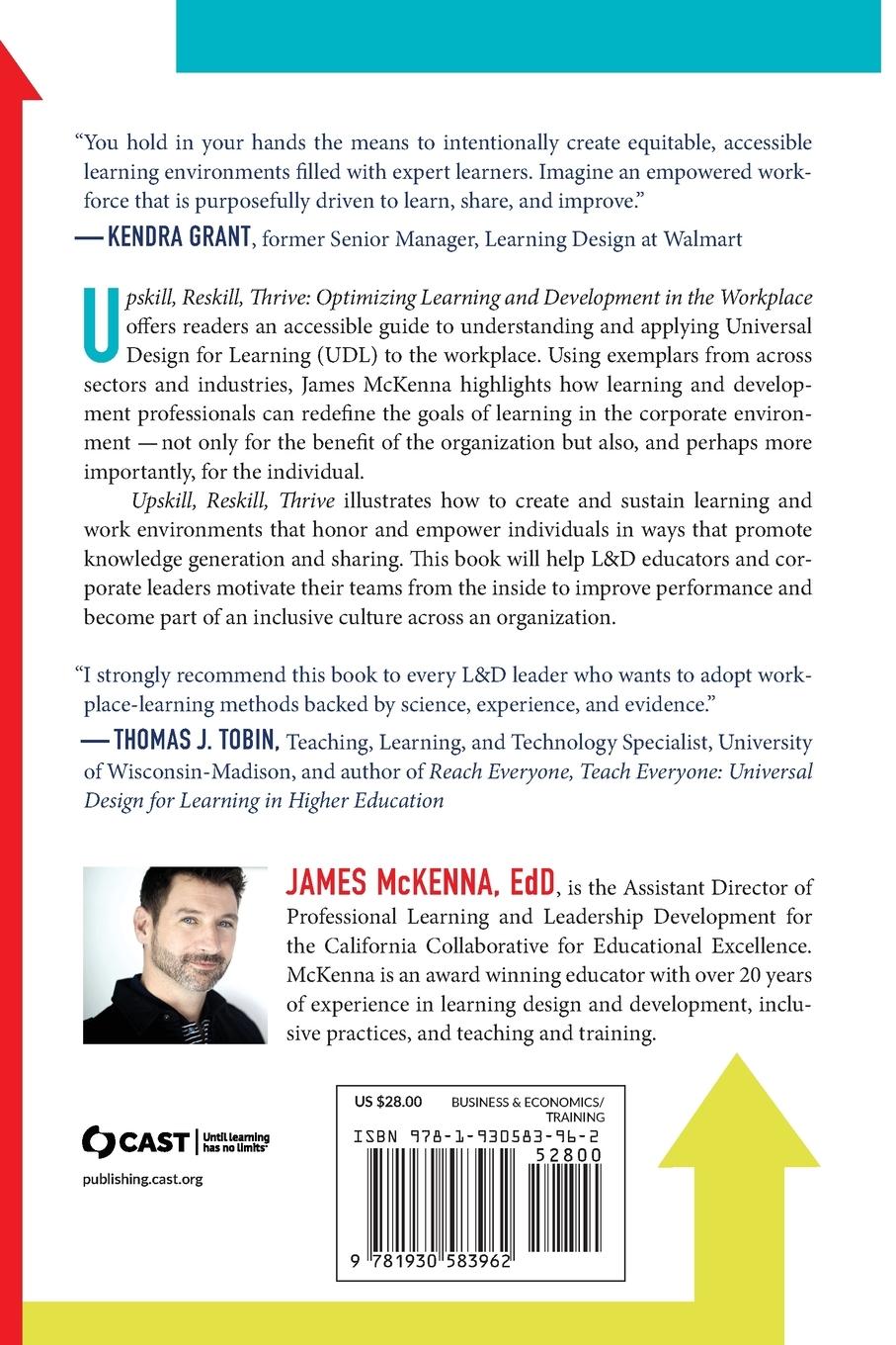 Rückseitencover Upskill, Reskill, Thrive