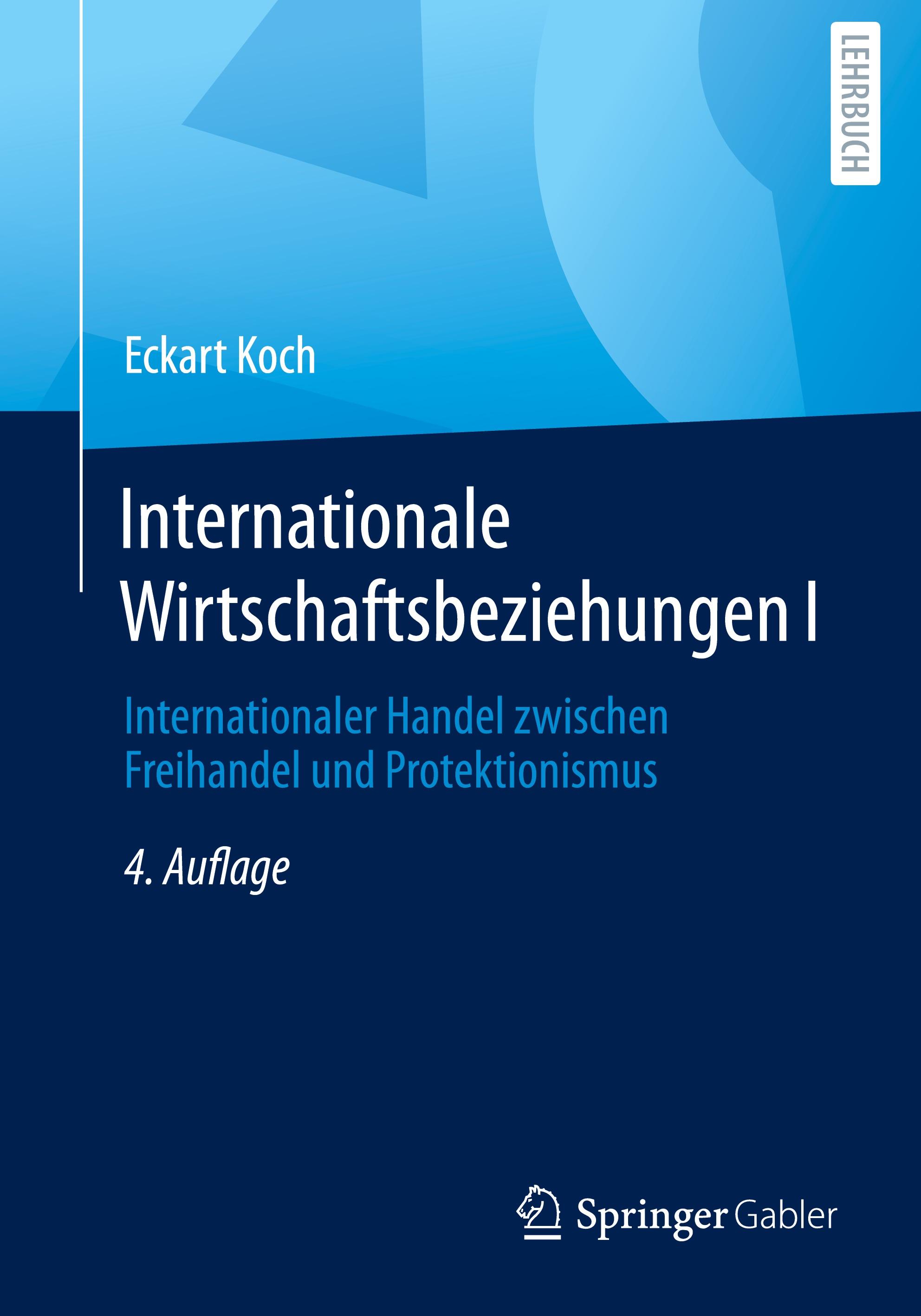 Vorderes Coverbild Internationale Wirtschaftsbeziehungen I