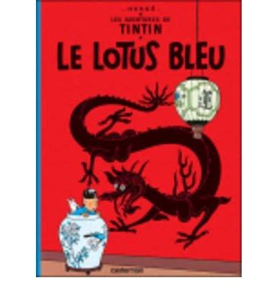 Vorderes Coverbild Les Aventures de Tintin. Le Lotus bleu