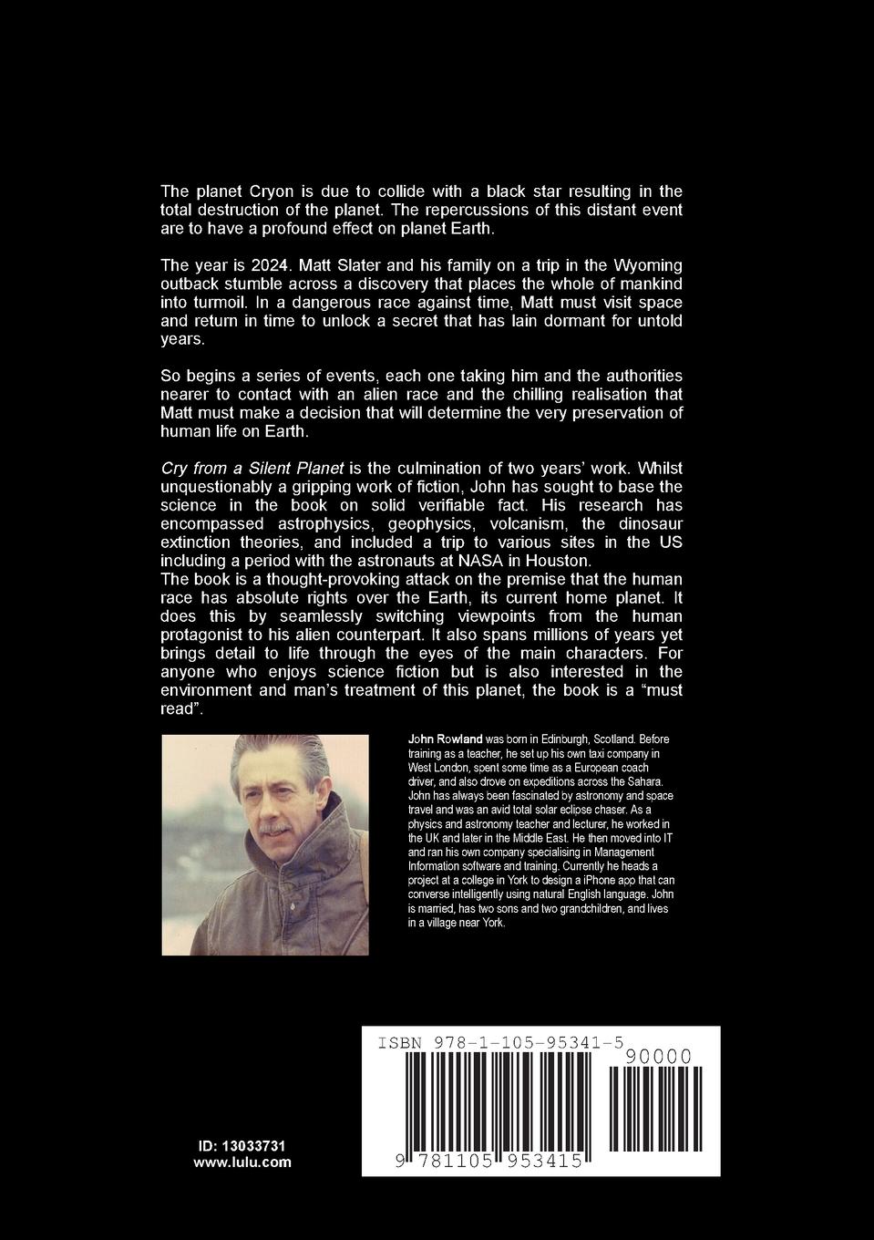 Rückseitencover Cry from a Silent Planet