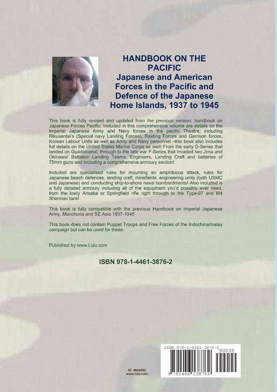 Rückseitencover PACIFIC! Japanese & USMC Forces 1939-1945