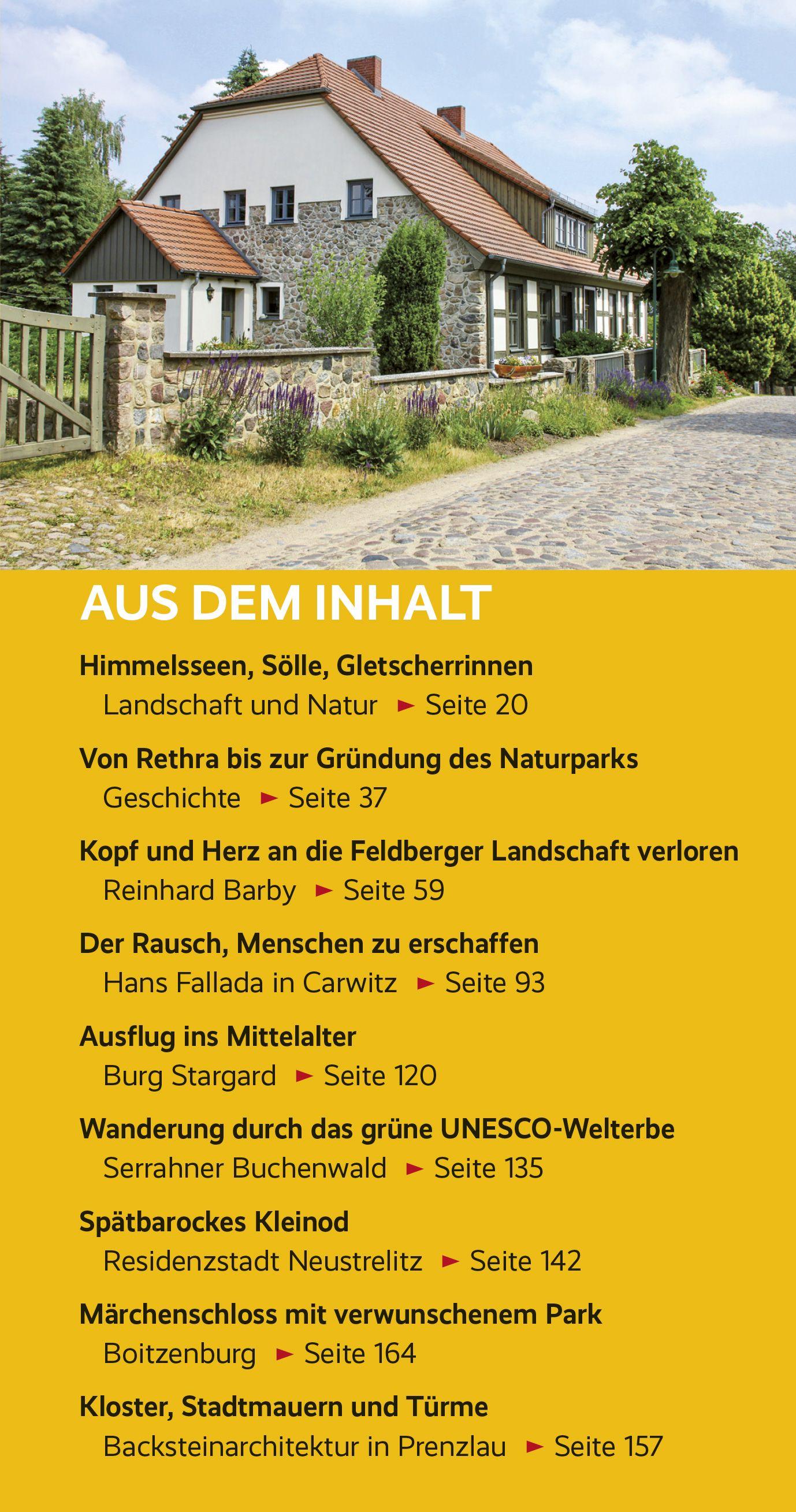 Beispielinhalt (Bild) TRESCHER Reiseführer Feldberger Seenlandschaft