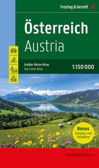 Vorderes Coverbild Österreich, Autoatlas 1:150.000, freytag & berndt