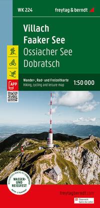 Vorderes Coverbild Villach - Faaker See, Wander-, Rad- und Freizeitkarte 1:50.000, freytag & berndt, WK 224