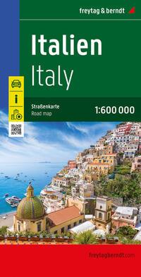 Vorderes Coverbild Italien, Straßenkarte 1:600.000, freytag & berndt