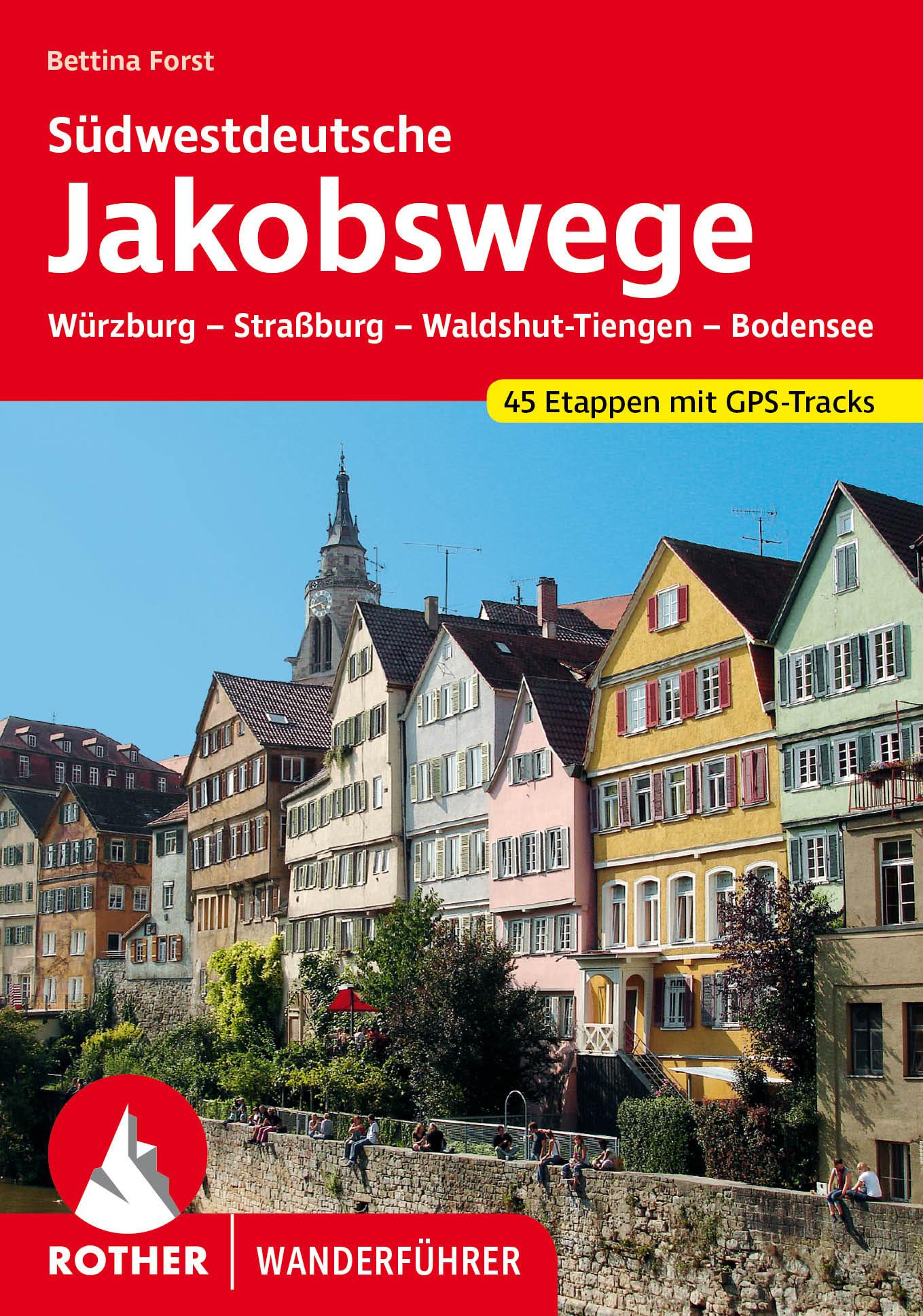 Vorderes Coverbild Südwestdeutsche Jakobswege