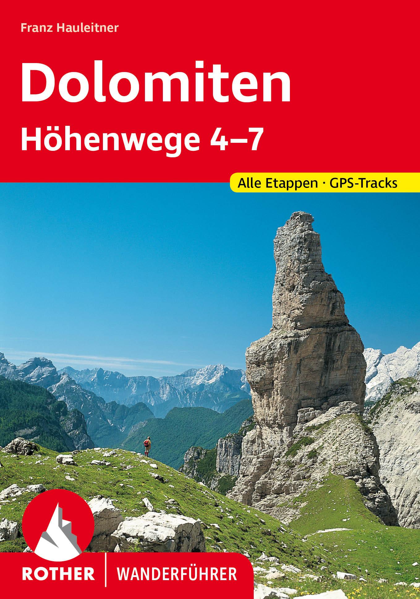 Vorderes Coverbild Dolomiten Höhenwege 4-7