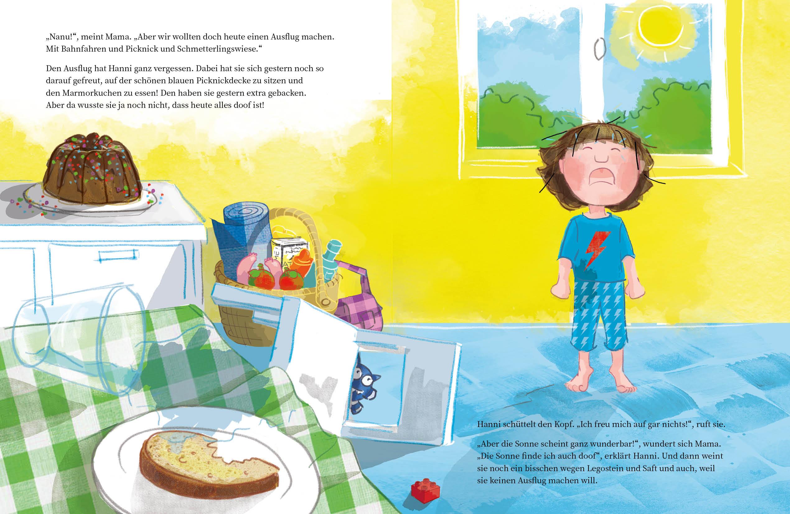 Beispielinhalt (Bild) Hanni braucht eine Freuschrecke