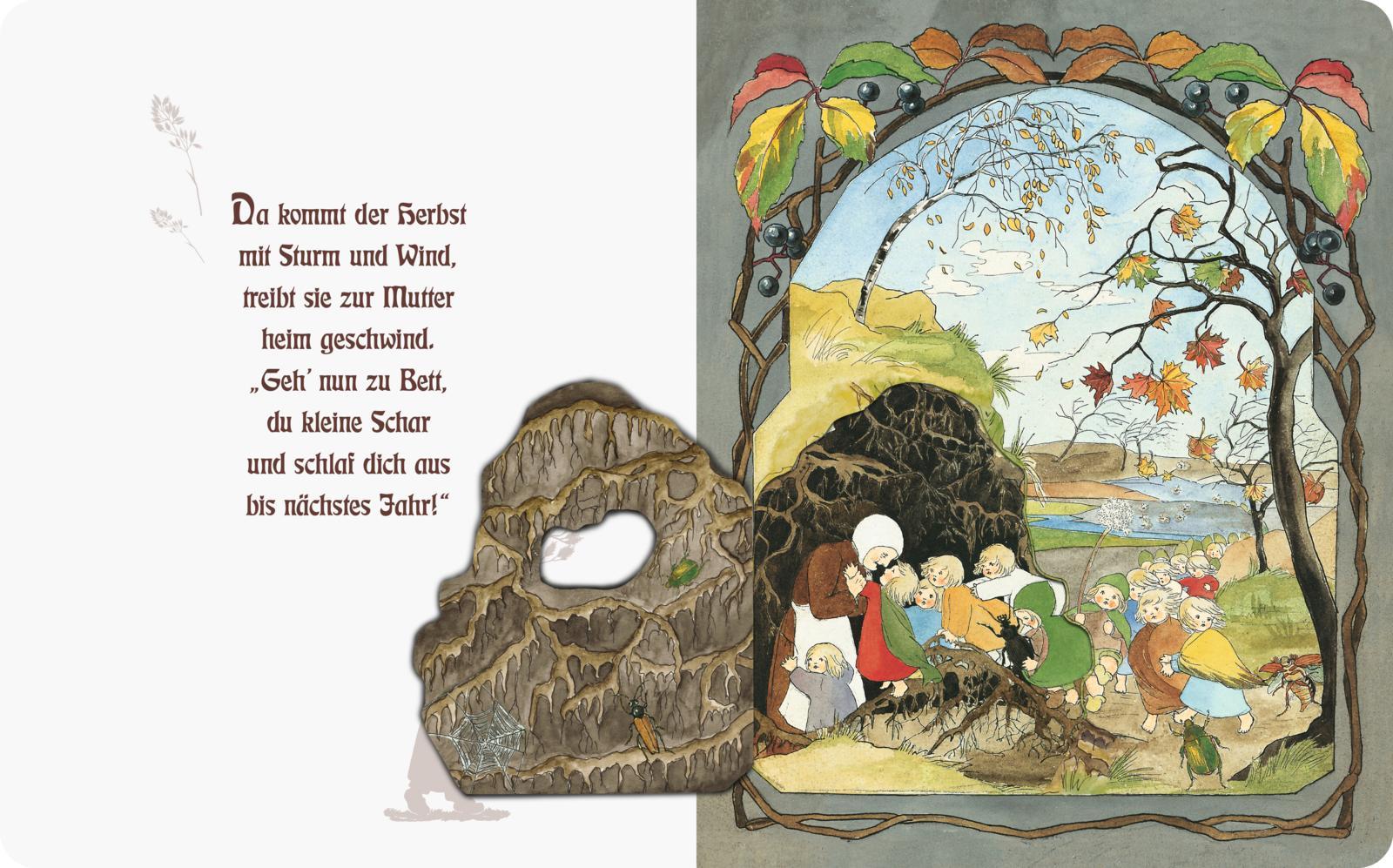 Beispielinhalt (Bild) Etwas von den Wurzelkindern: Pappbilderbuch mit Klappen
